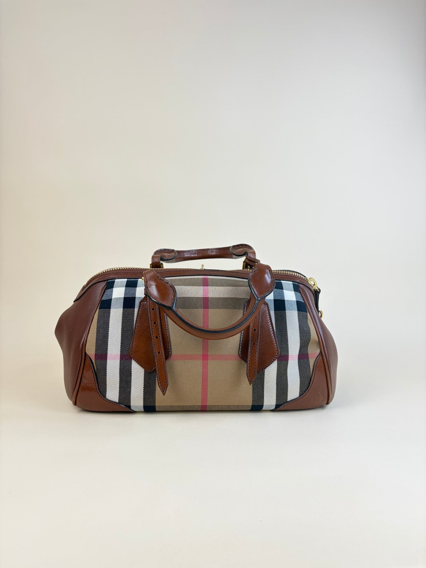 Burberry Brown House Check Blaze Bag