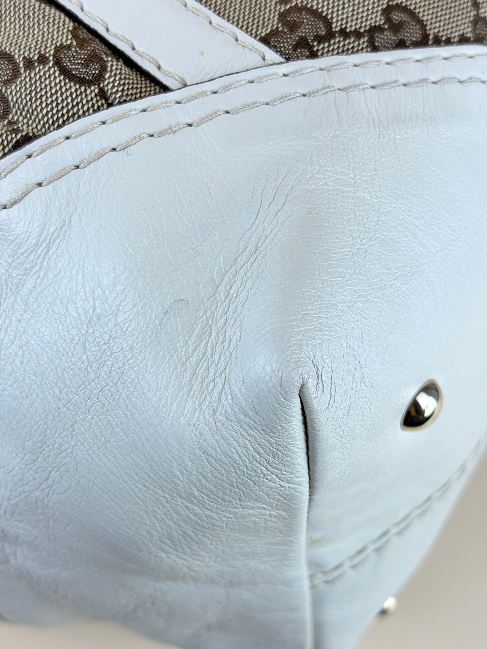 Gucci Bicolor GG Shoulder Bag