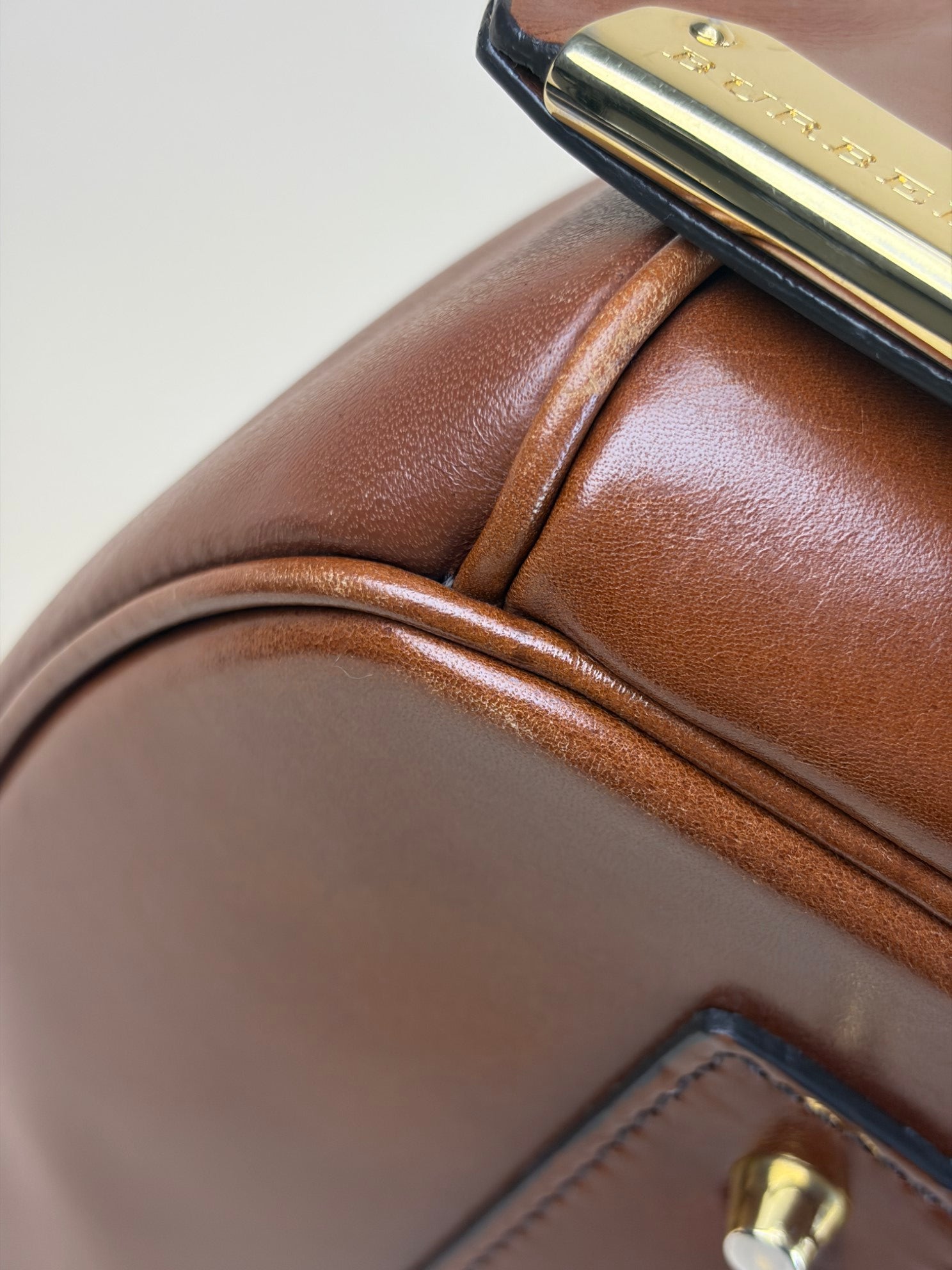 Burberry Brown House Check Blaze Bag