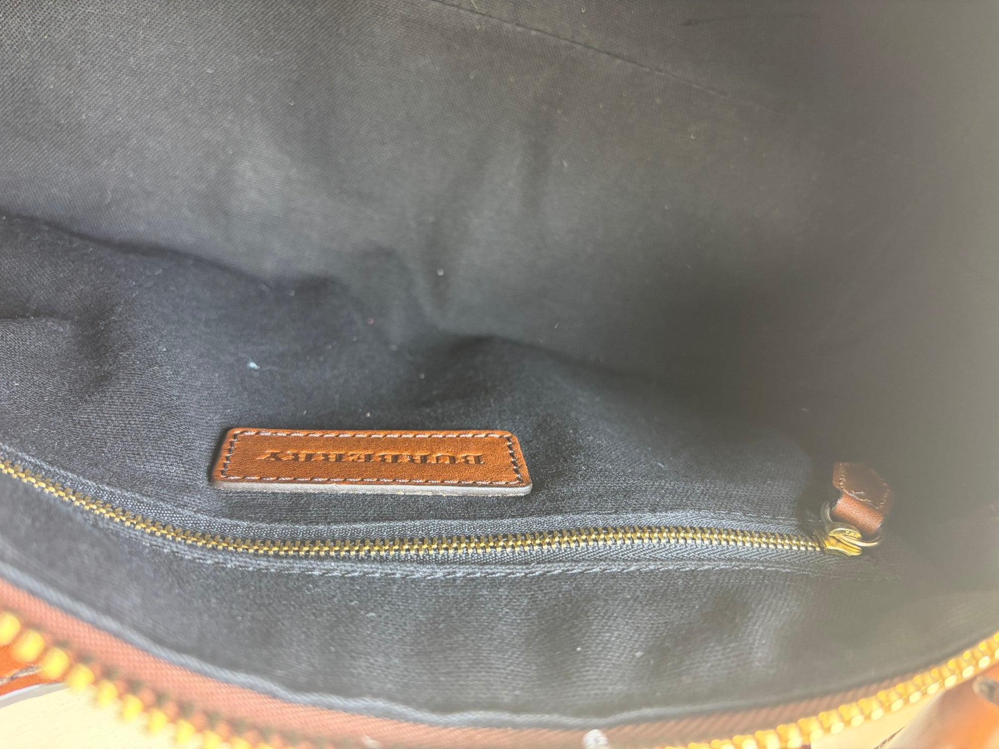 Burberry Brown House Check Blaze Bag
