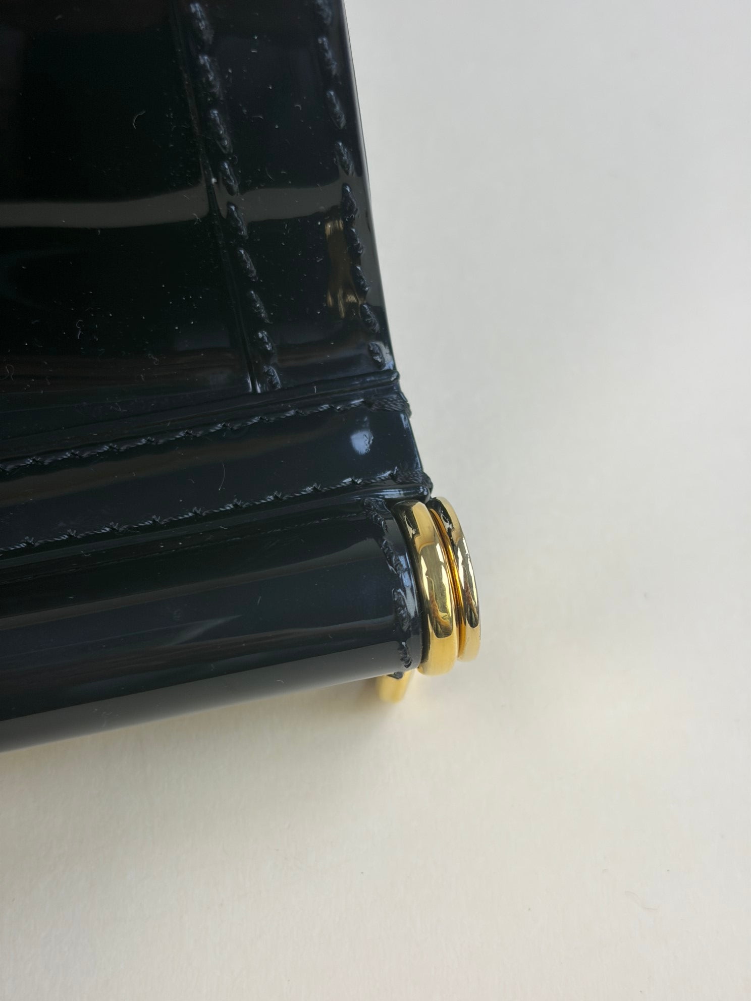 Dolce & Gabbana Black Rubber Sicily Bag