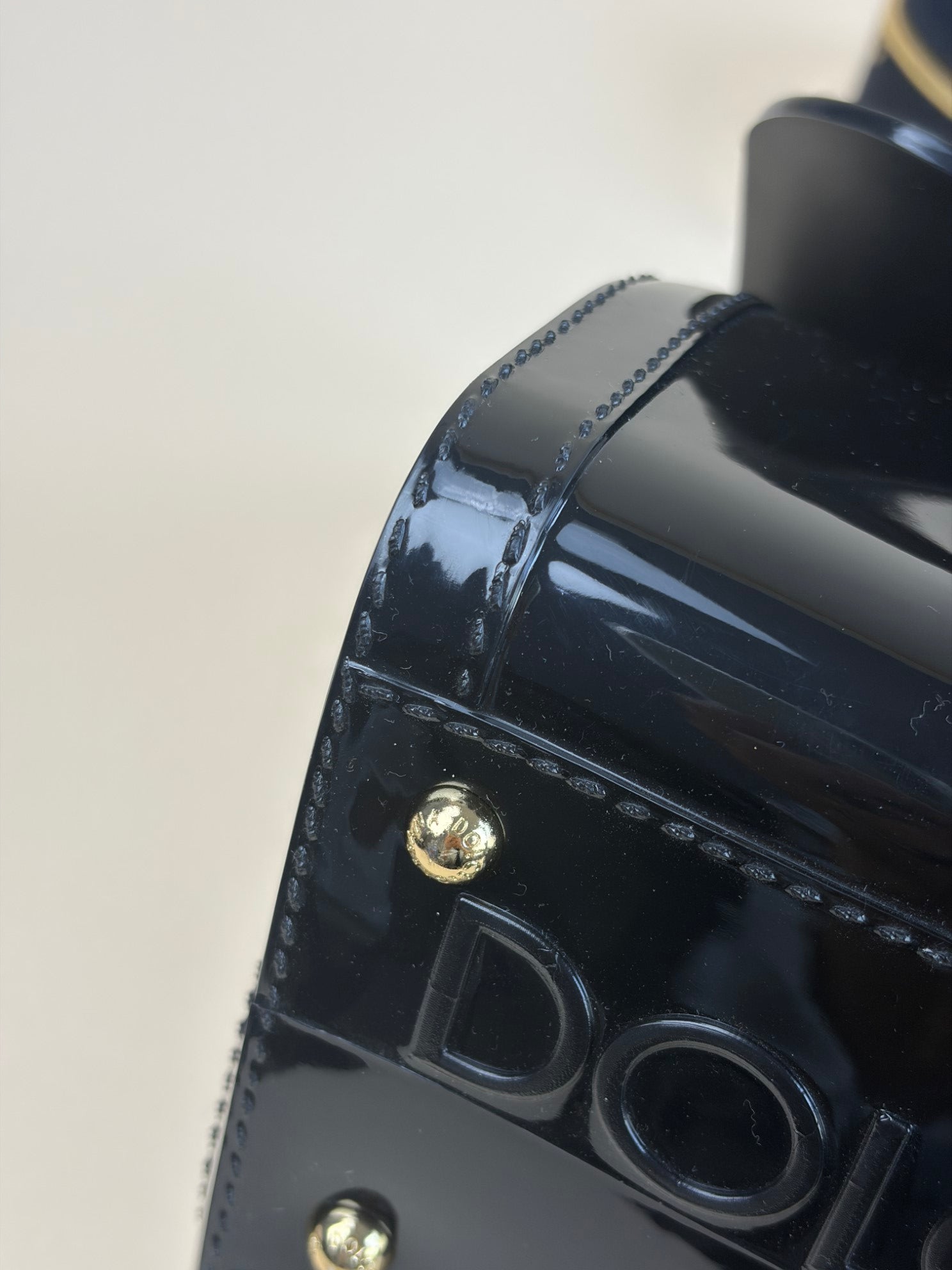 Dolce & Gabbana Black Rubber Sicily Bag