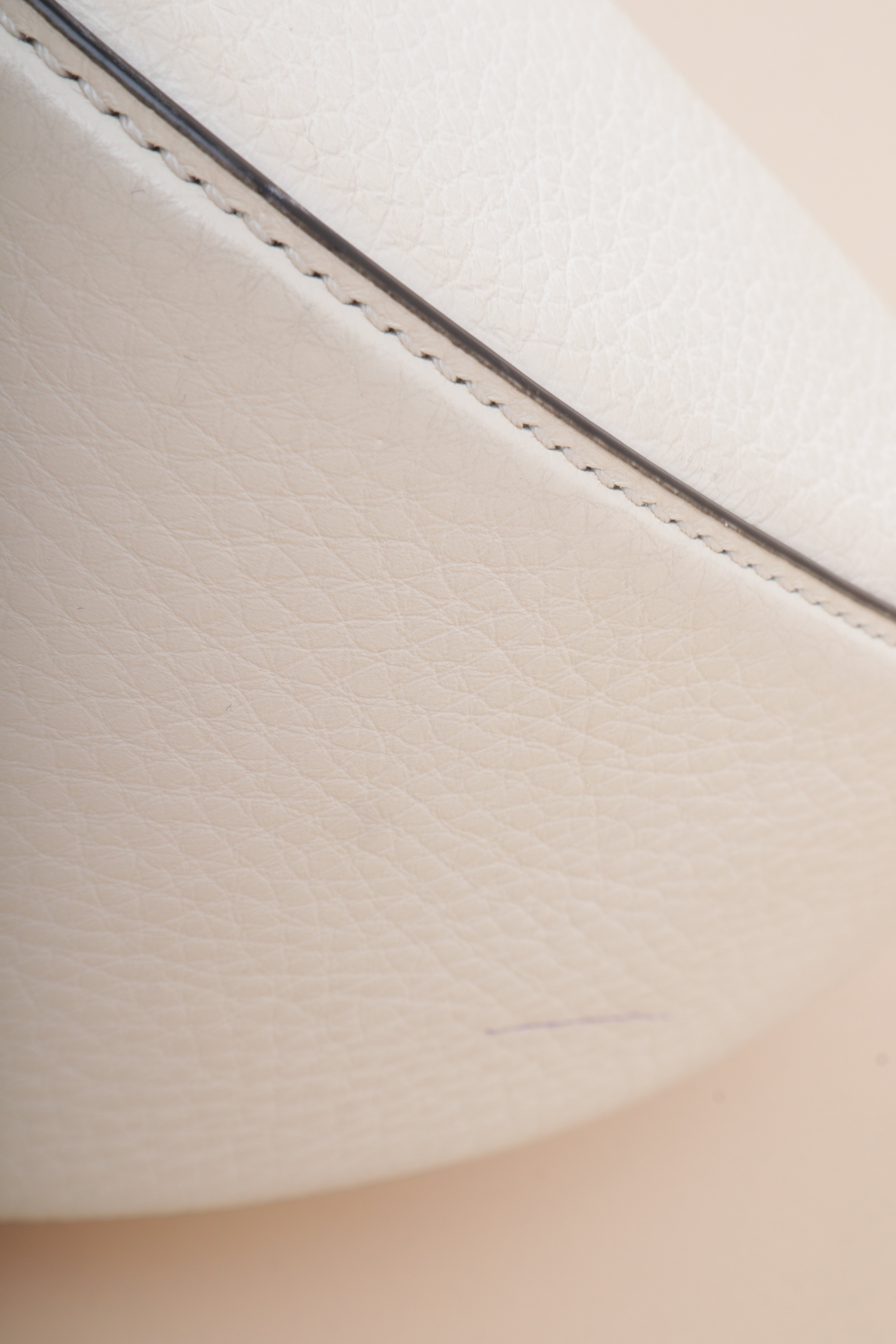 Valentino White Vlogo Moon Hobo Bag