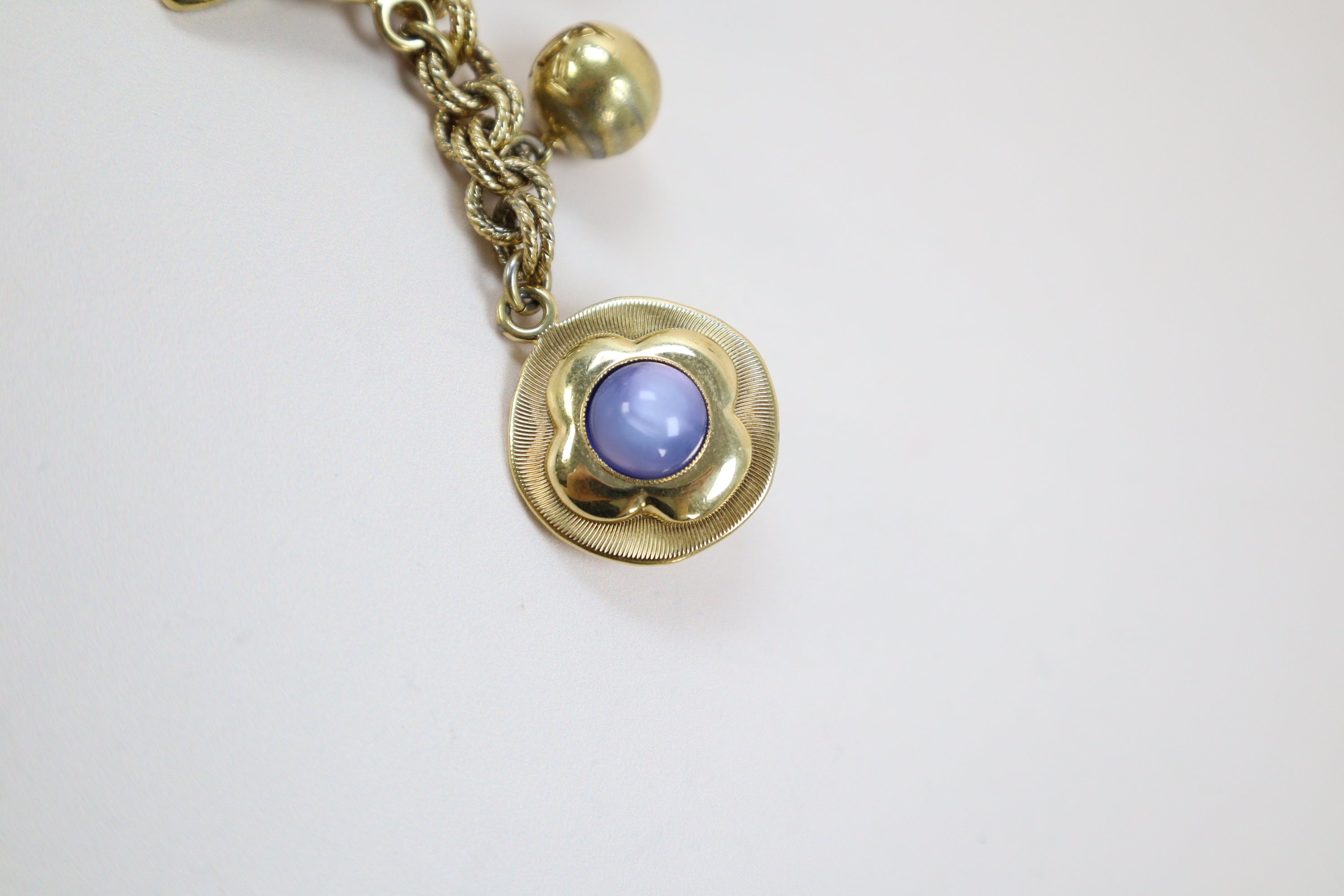 Louis Vuitton Gold Tresor Monogram Bag Charm