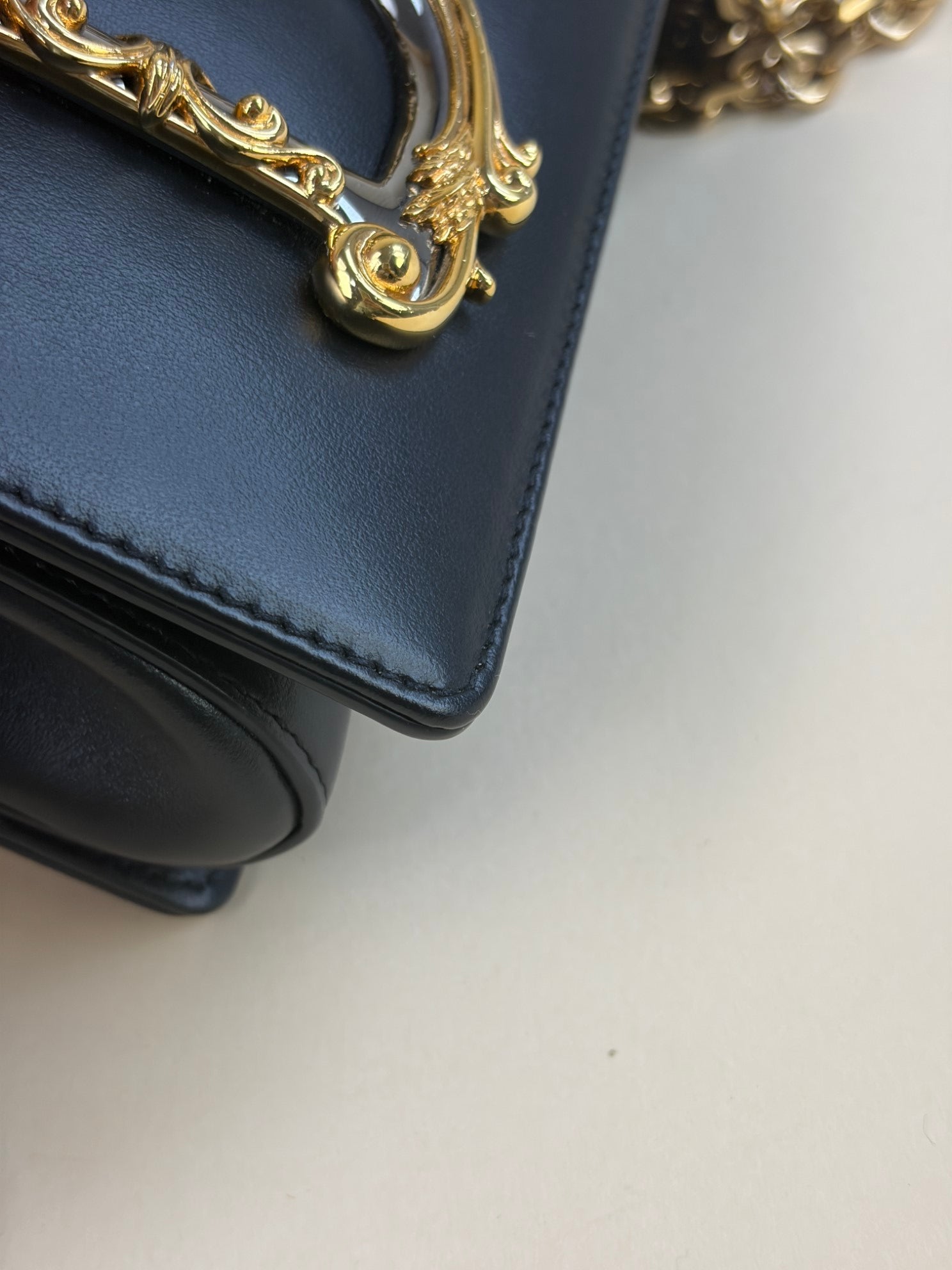 Dolce & Gabbana Black DG Girls Phone Bag