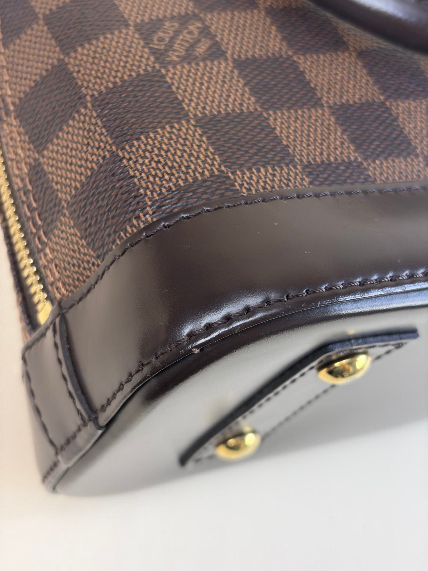 Louis Vuitton Damier Ebene Alma BB Bag
