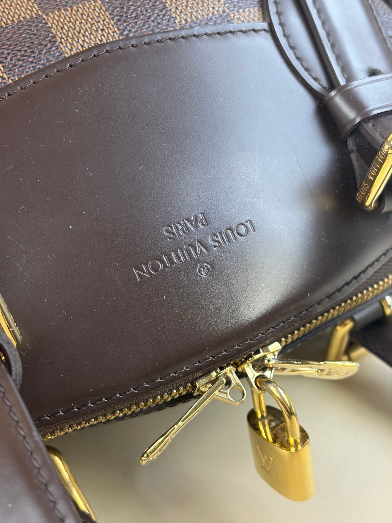 Louis Vuitton Damier Ebene Verona MM Shoulder Bag