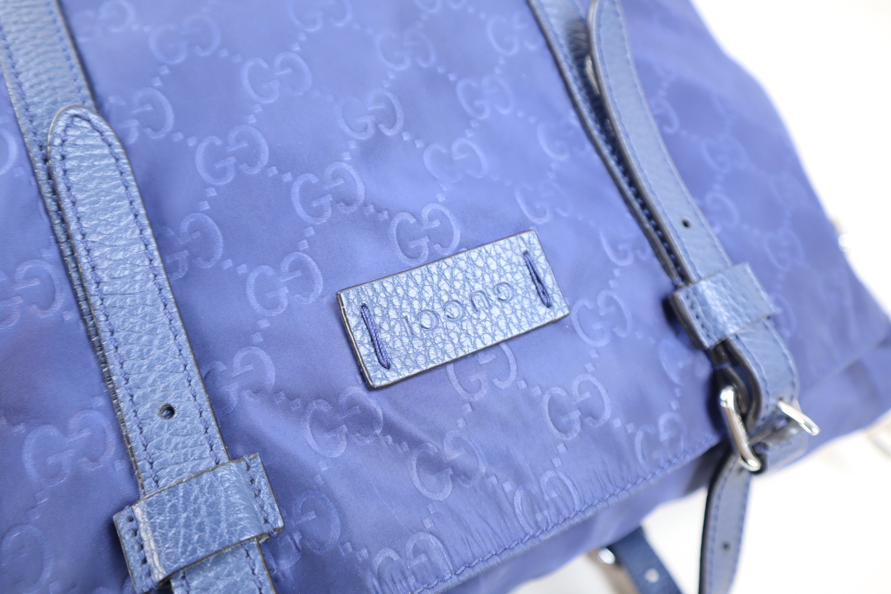 Gucci Blue Tote Bag