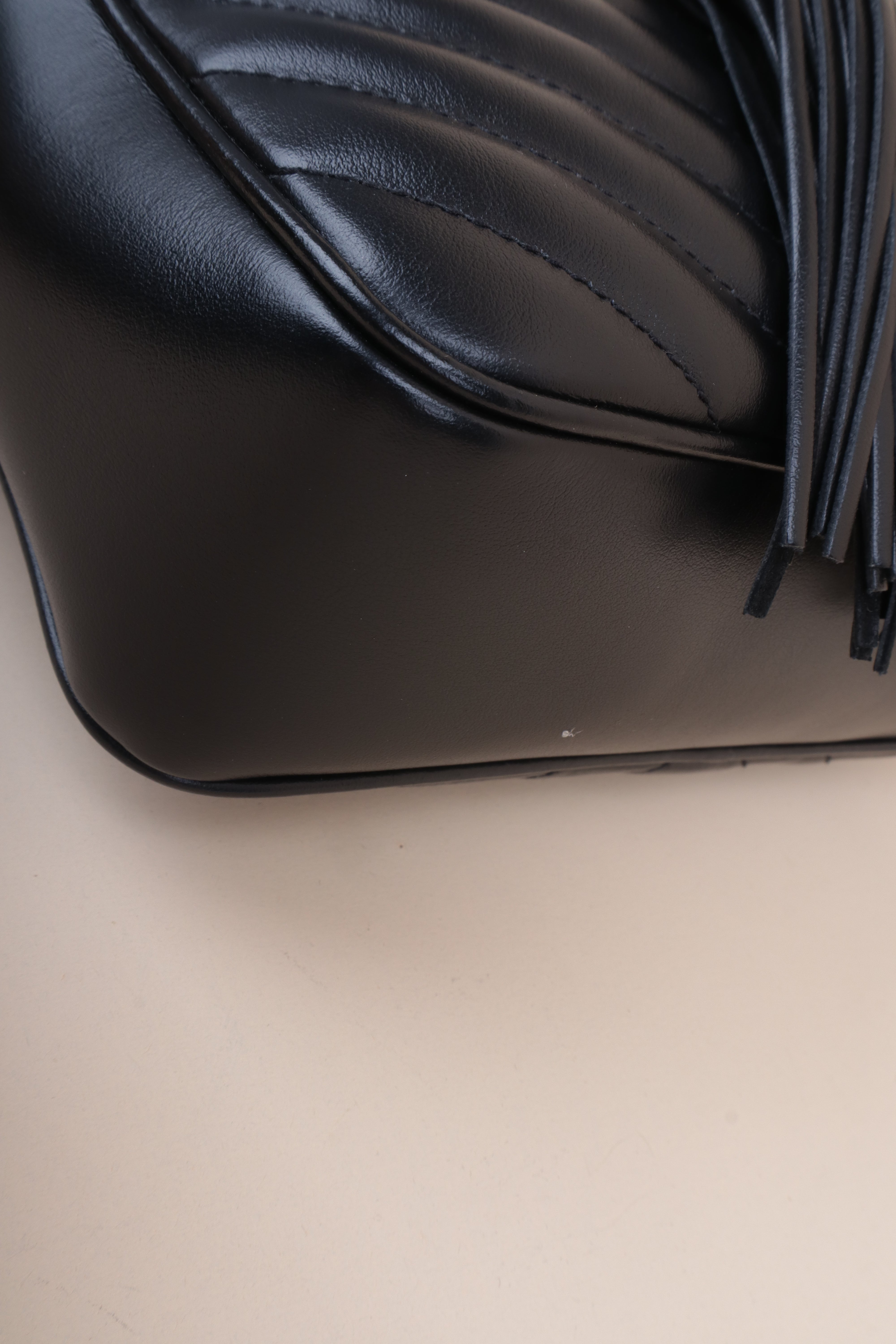YSL Black Lou Camera Crossbody Bag