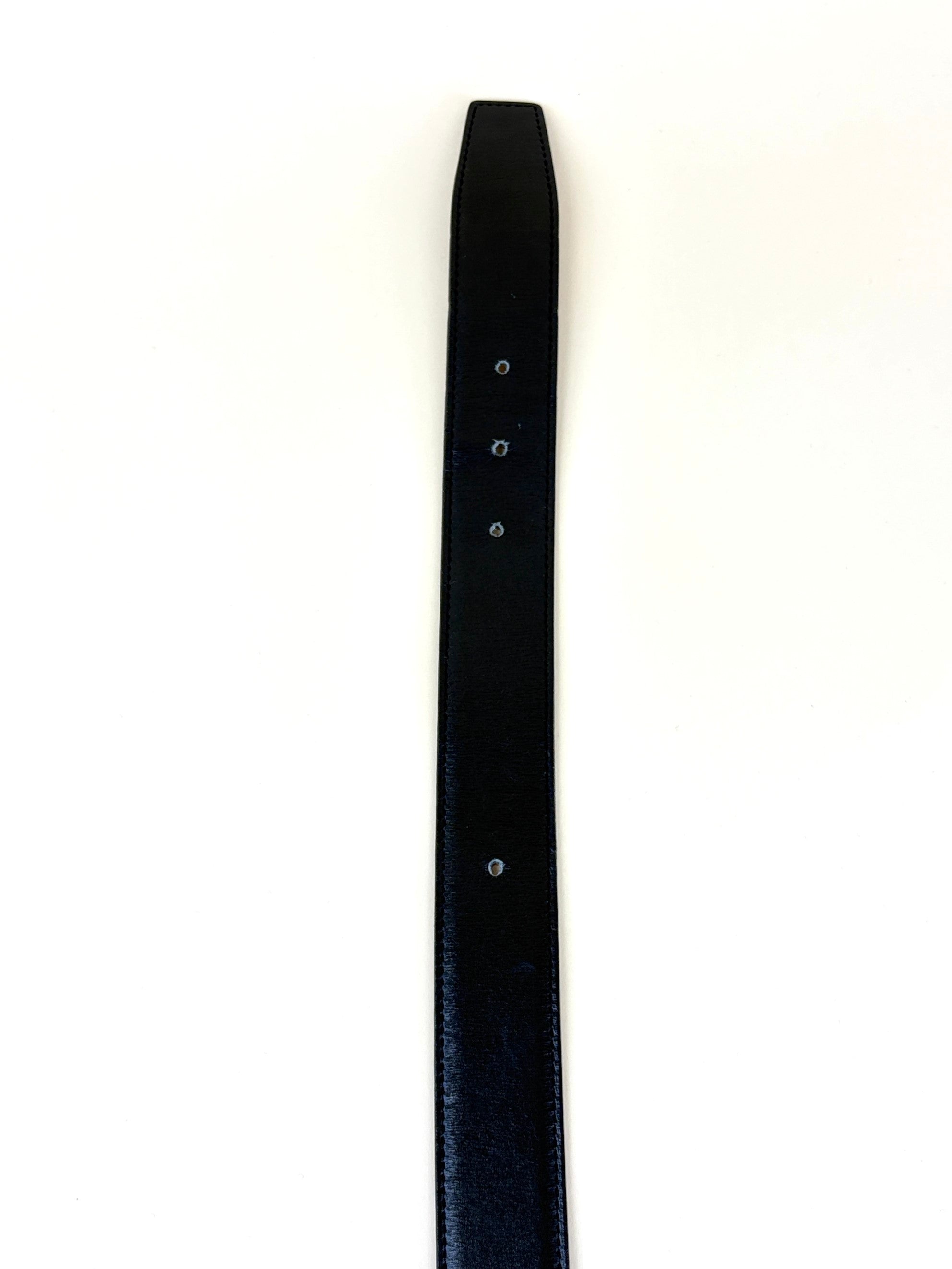 Hermes h belt buckle and reversible leather strap 33mm