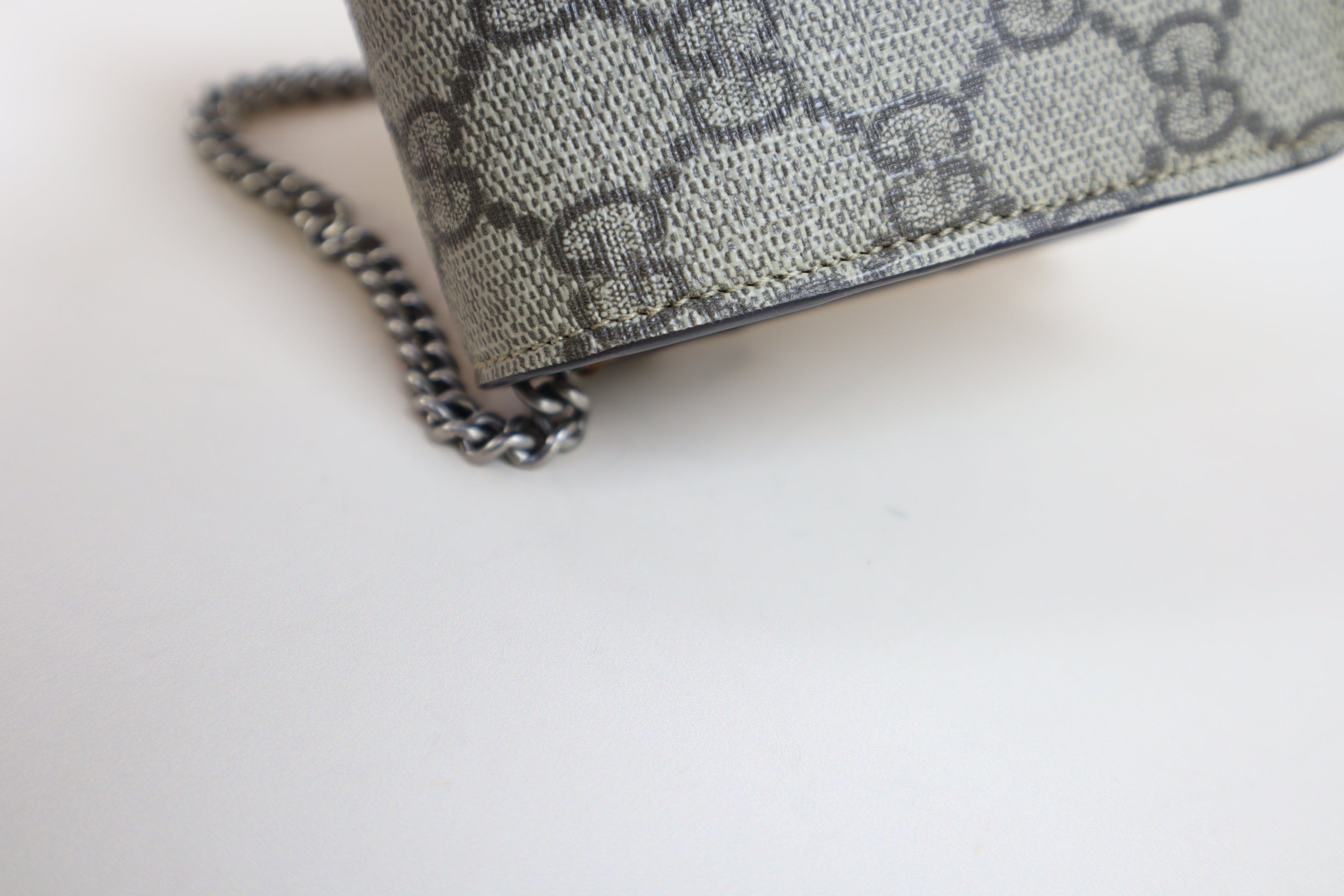 Gucci Beige GG Dionysus Super Mini WOC