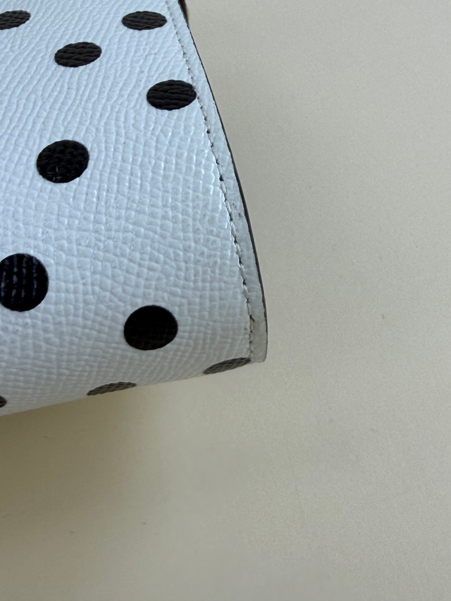 DOLCE&GABBANA polka dots bicolor white and black