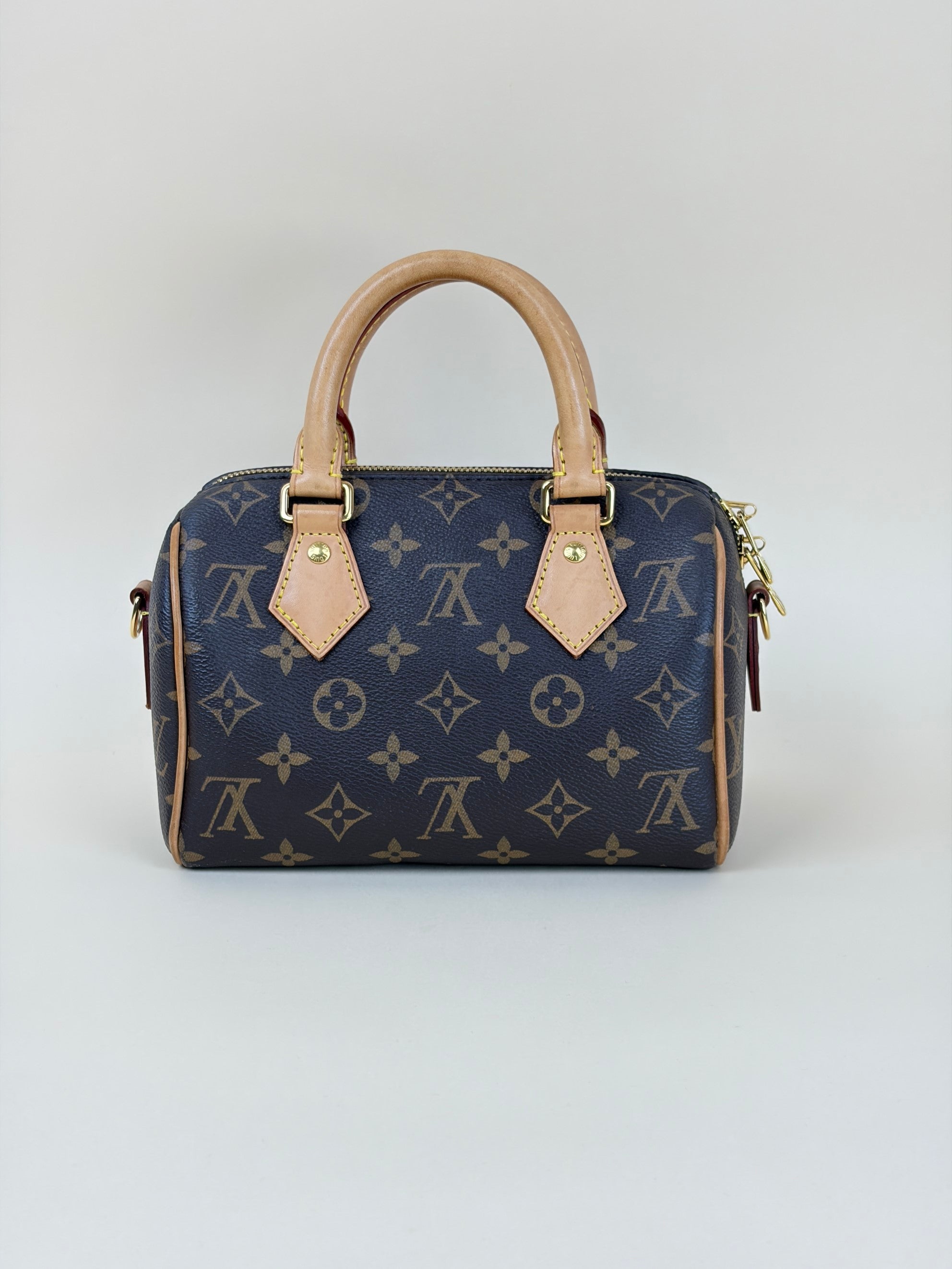 Louis Vuitton Monogram canvas Speedy bandouliere 20tote bag