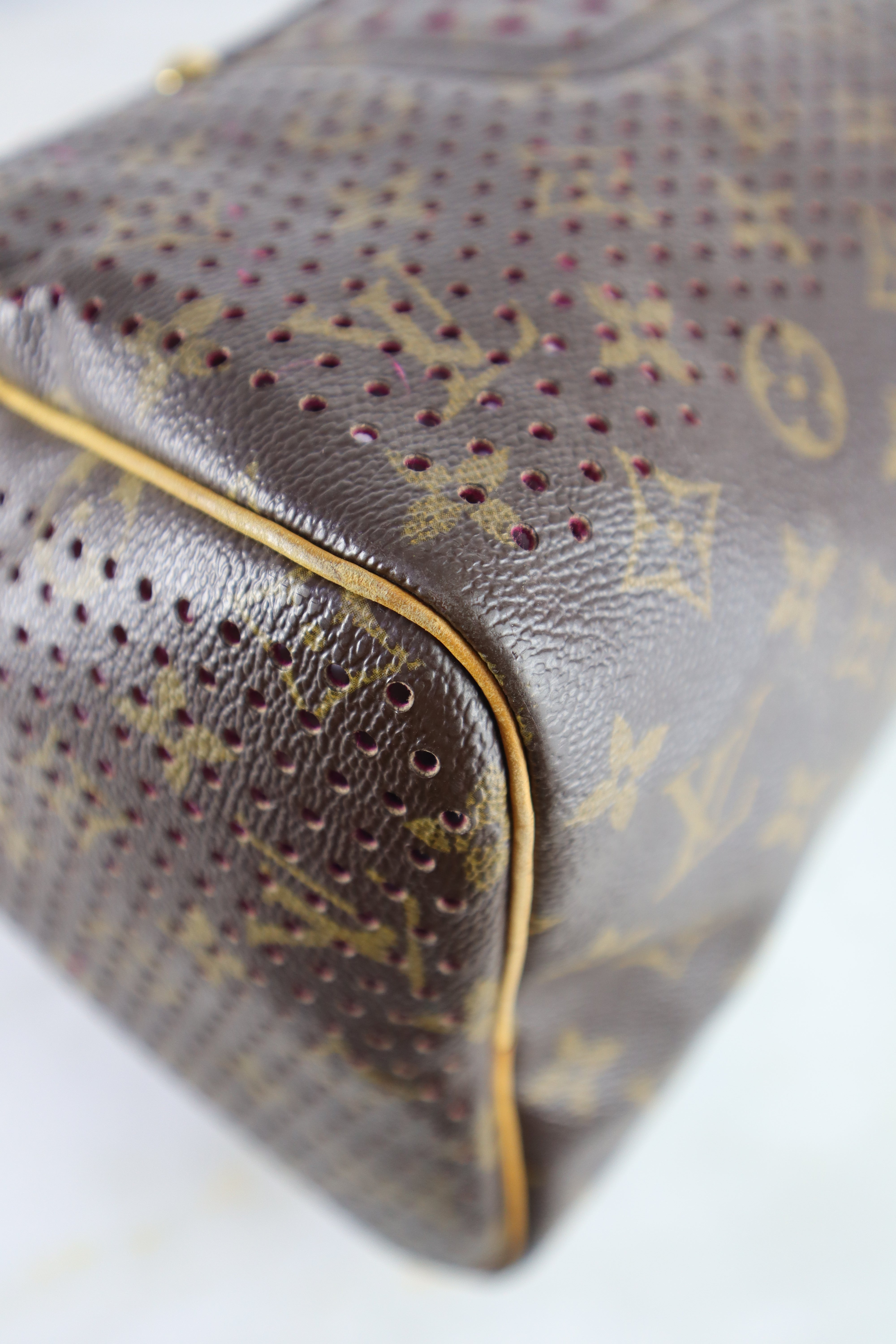 Louis Vuitton Monogram Perforated Limited Edition Speedy 30 Bag