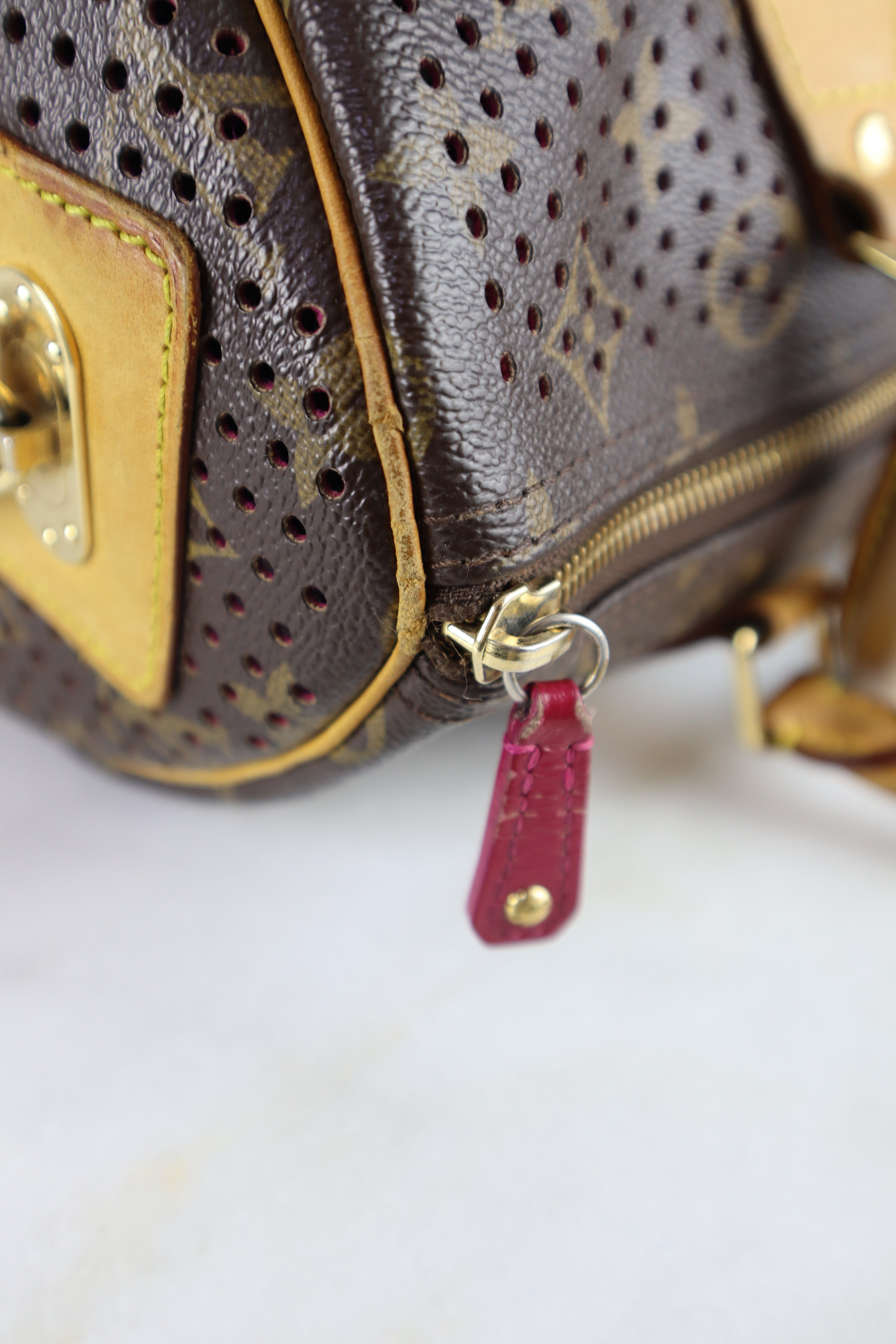 Louis Vuitton Monogram Perforated Limited Edition Speedy 30 Bag
