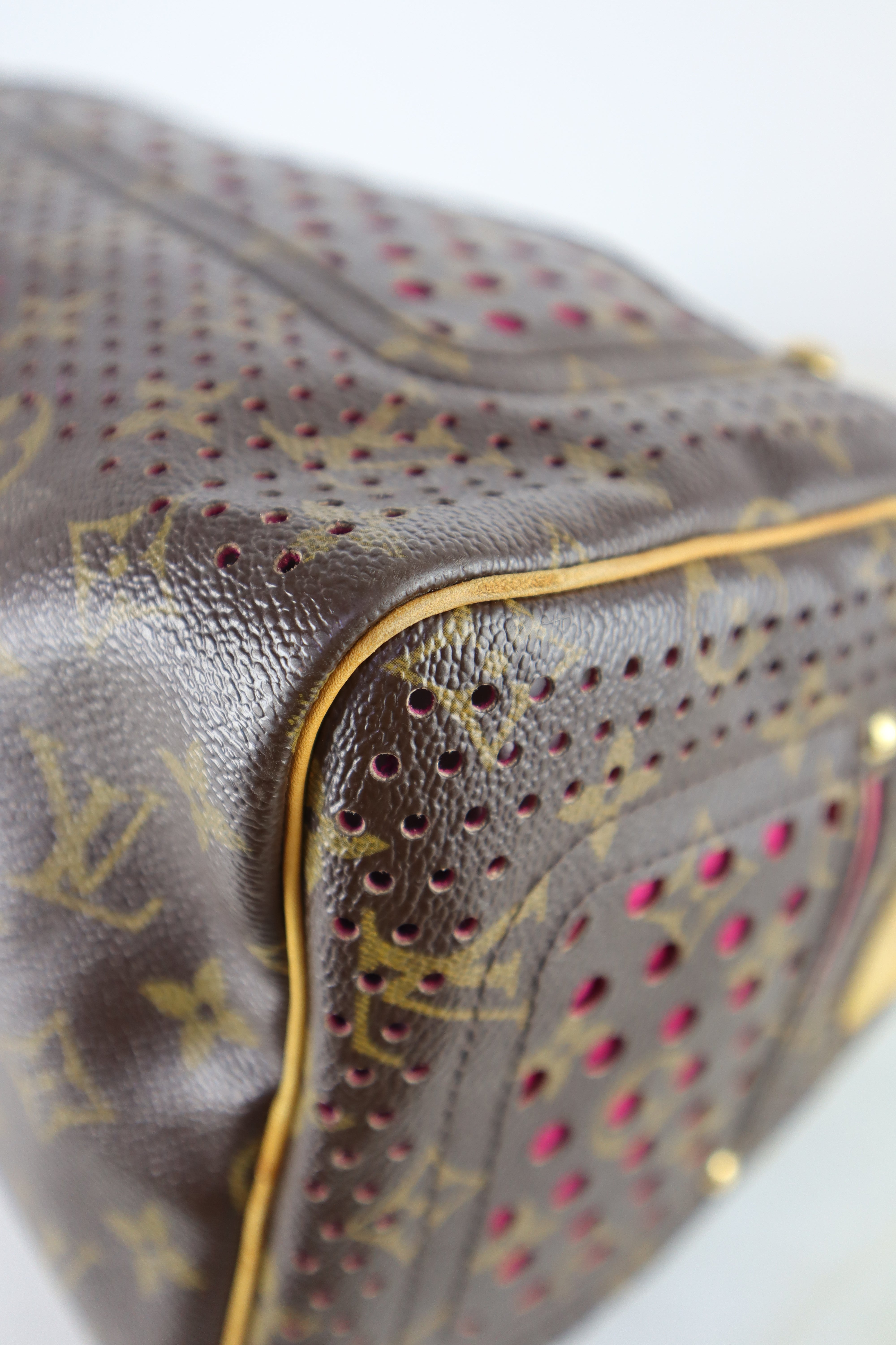 Louis Vuitton Monogram Perforated Limited Edition Speedy 30 Bag
