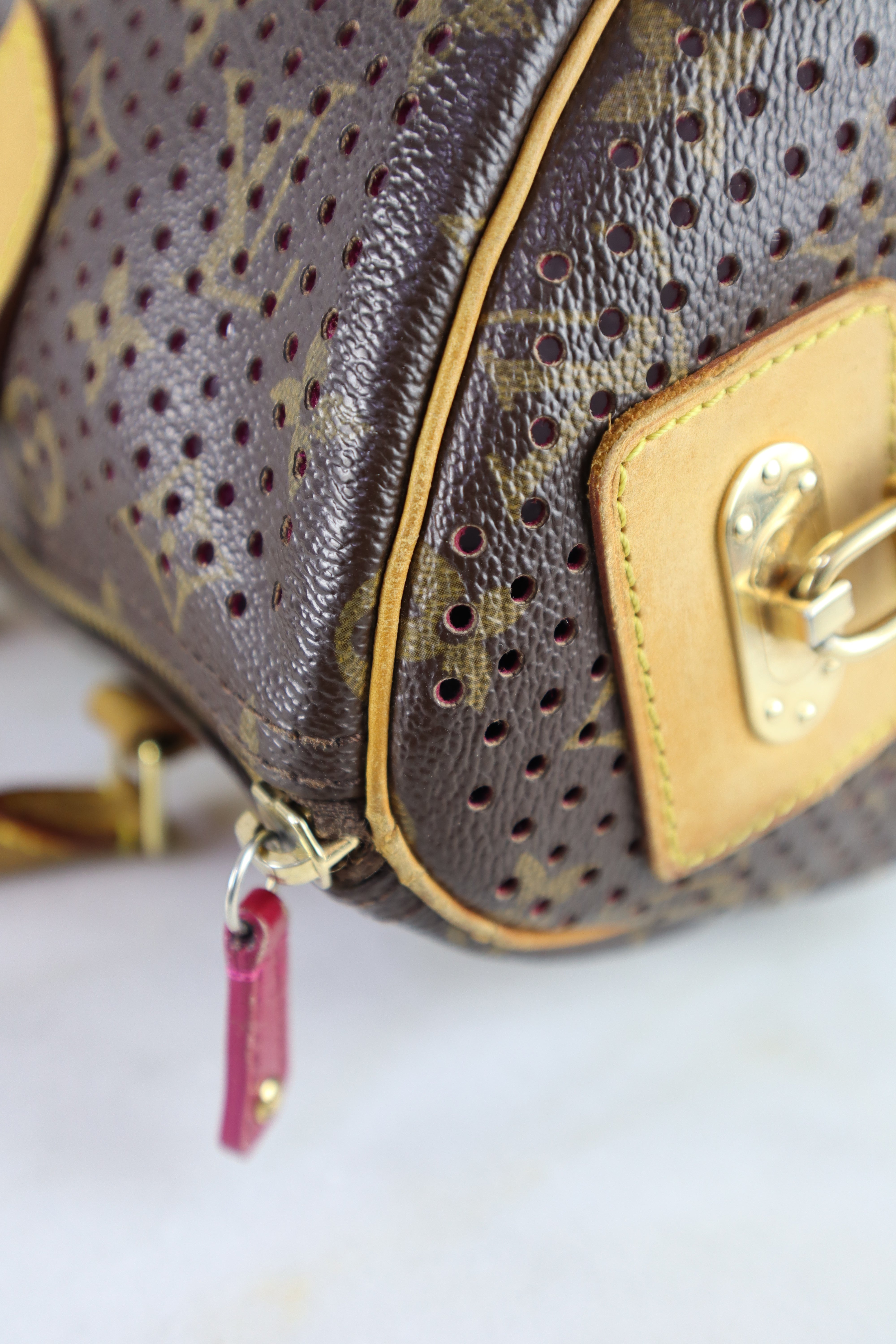 Louis Vuitton Monogram Perforated Limited Edition Speedy 30 Bag