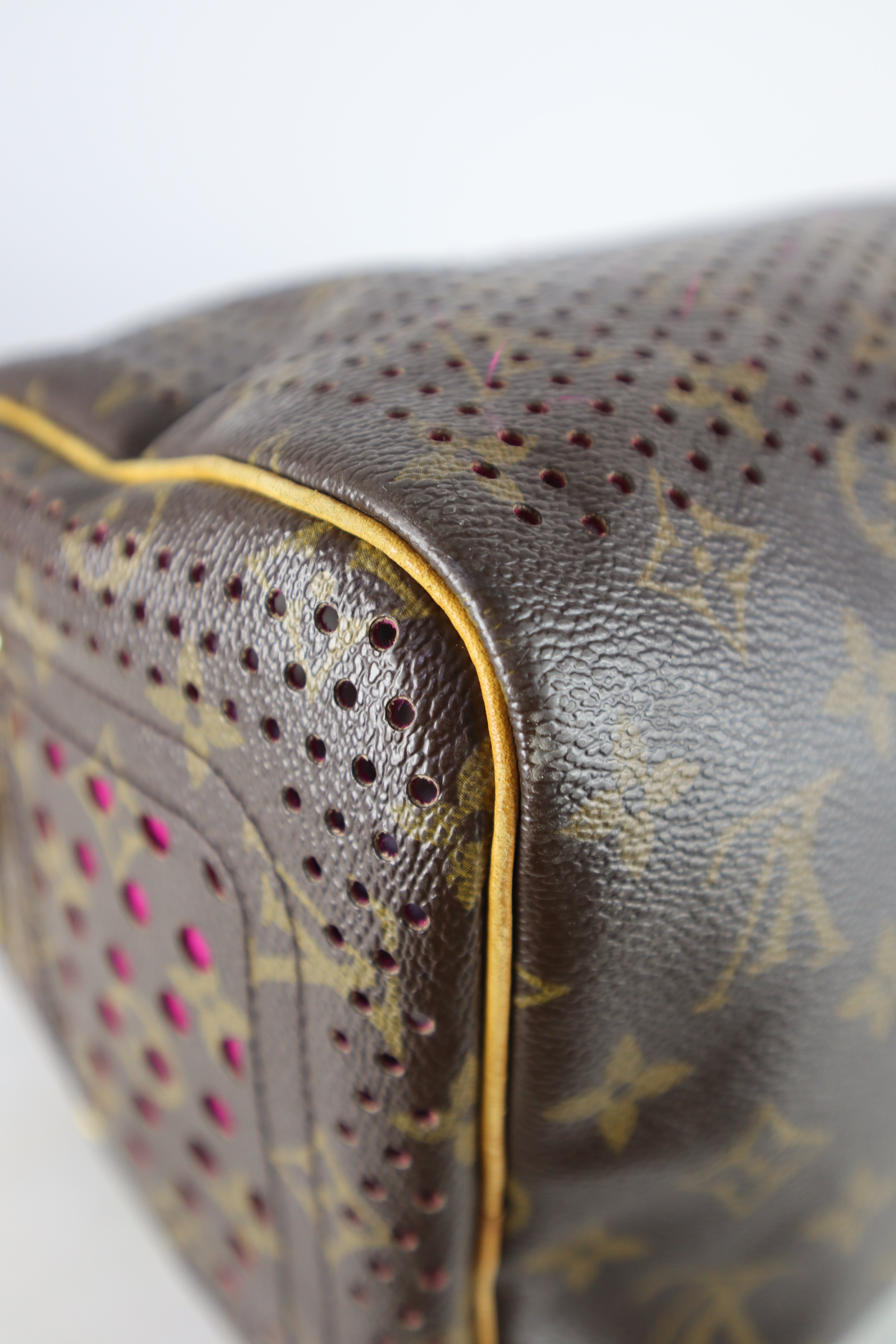 Louis Vuitton Monogram Perforated Limited Edition Speedy 30 Bag