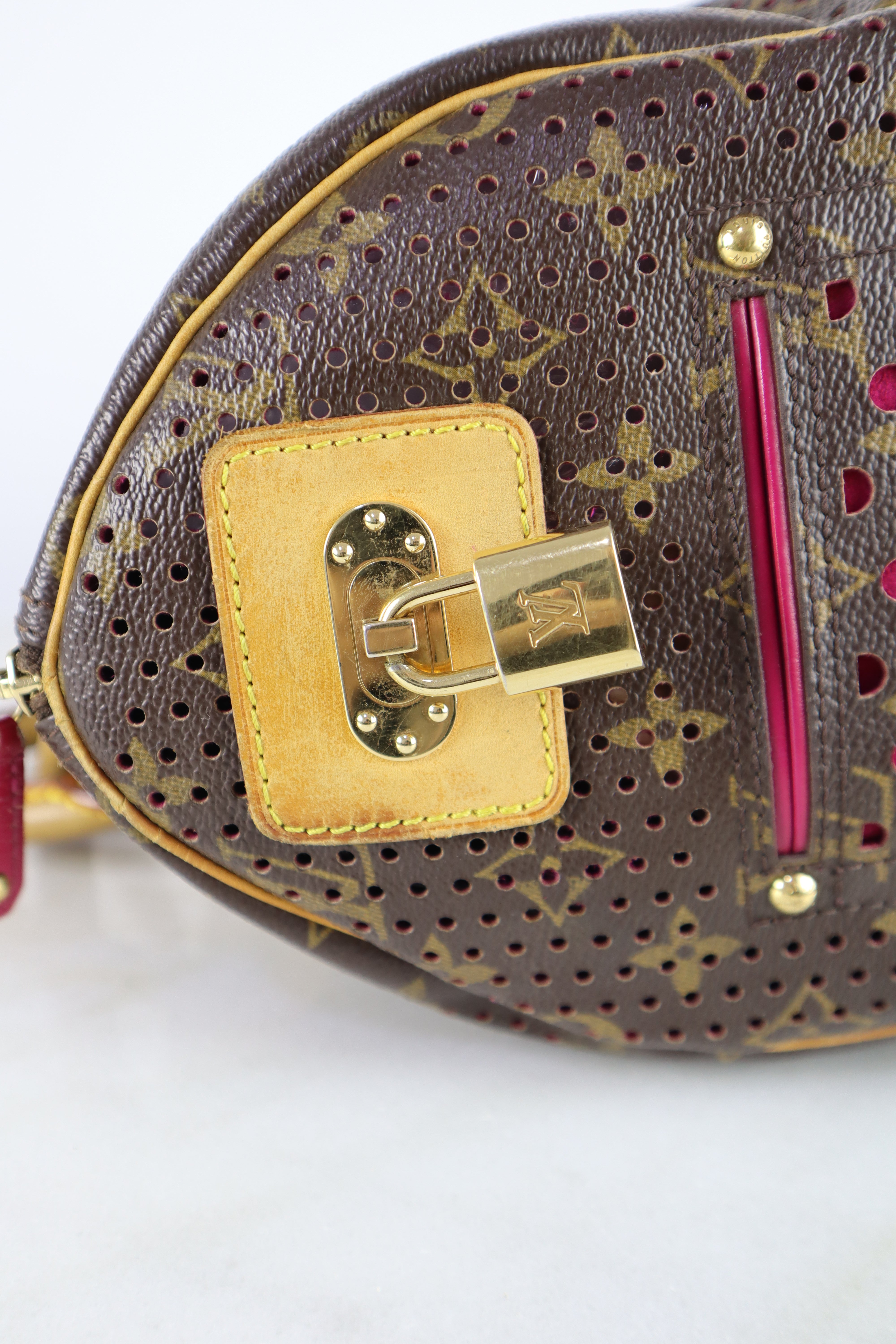 Louis Vuitton Monogram Perforated Limited Edition Speedy 30 Bag