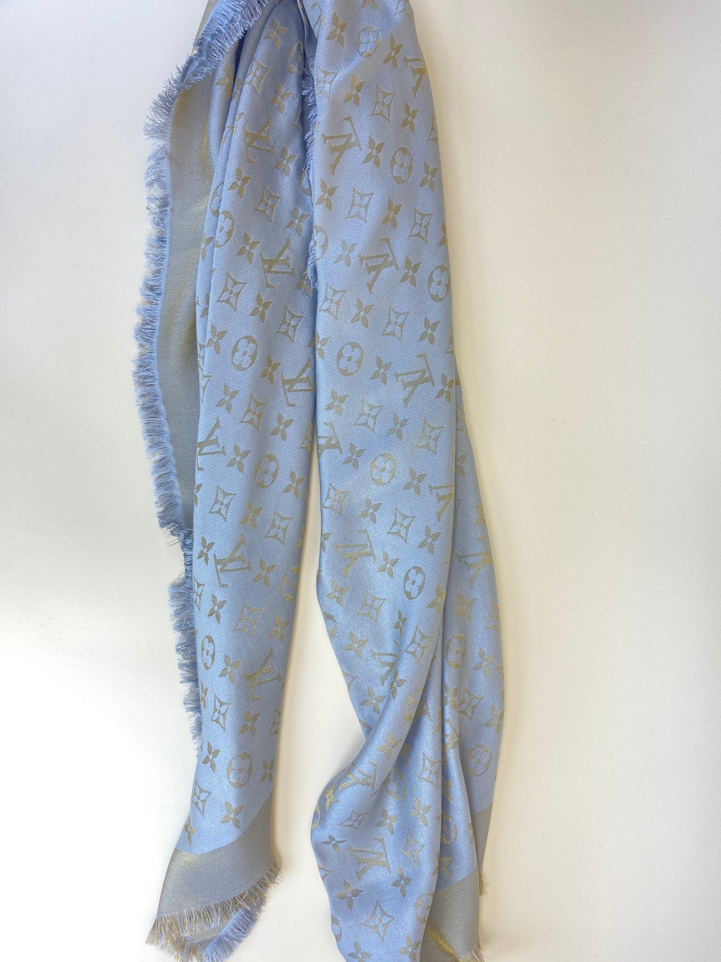 Louis Vuitton Beige Monogram Scarf