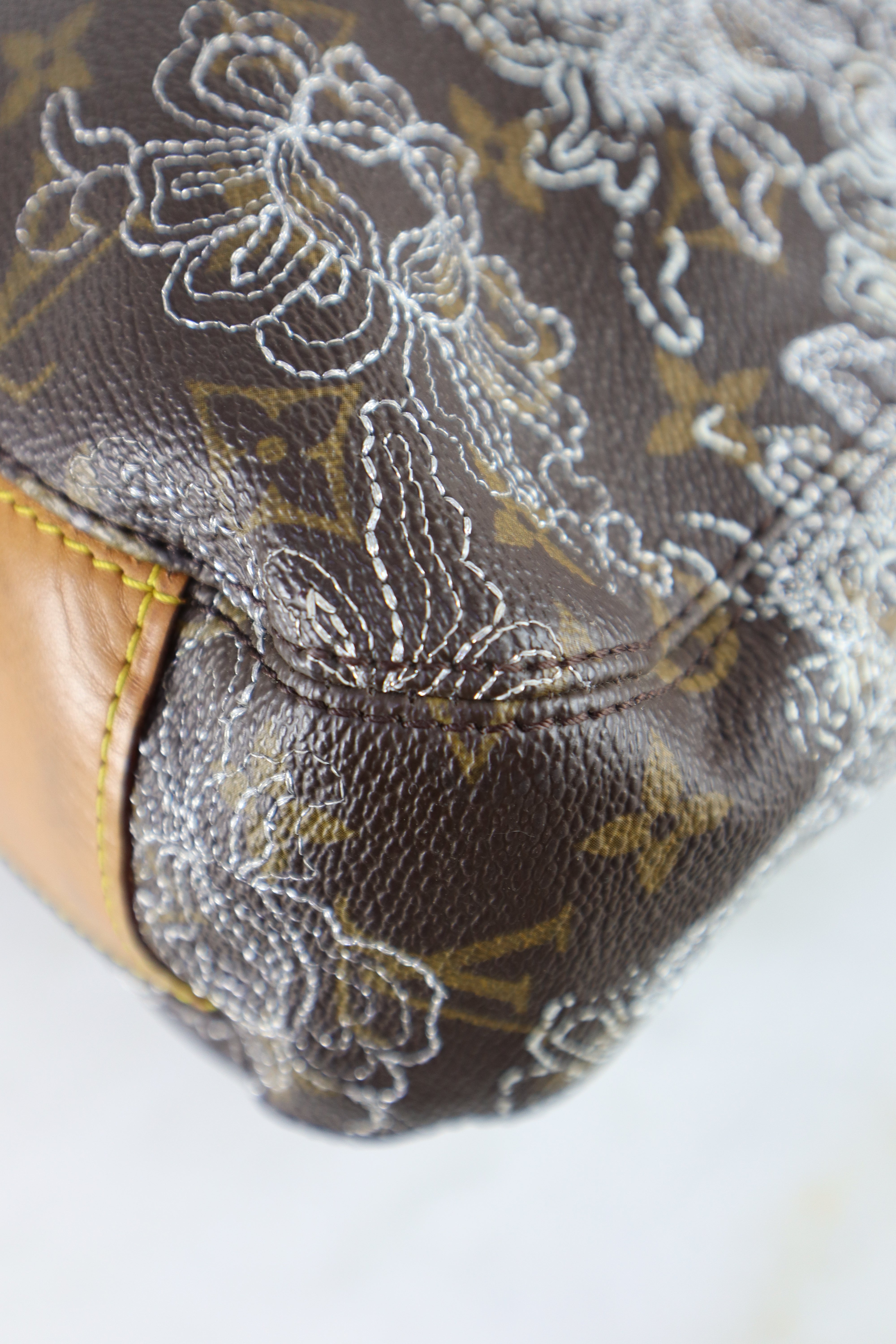 Louis Vuitton Monogram Limited Edition Dentelle Fersen Bag