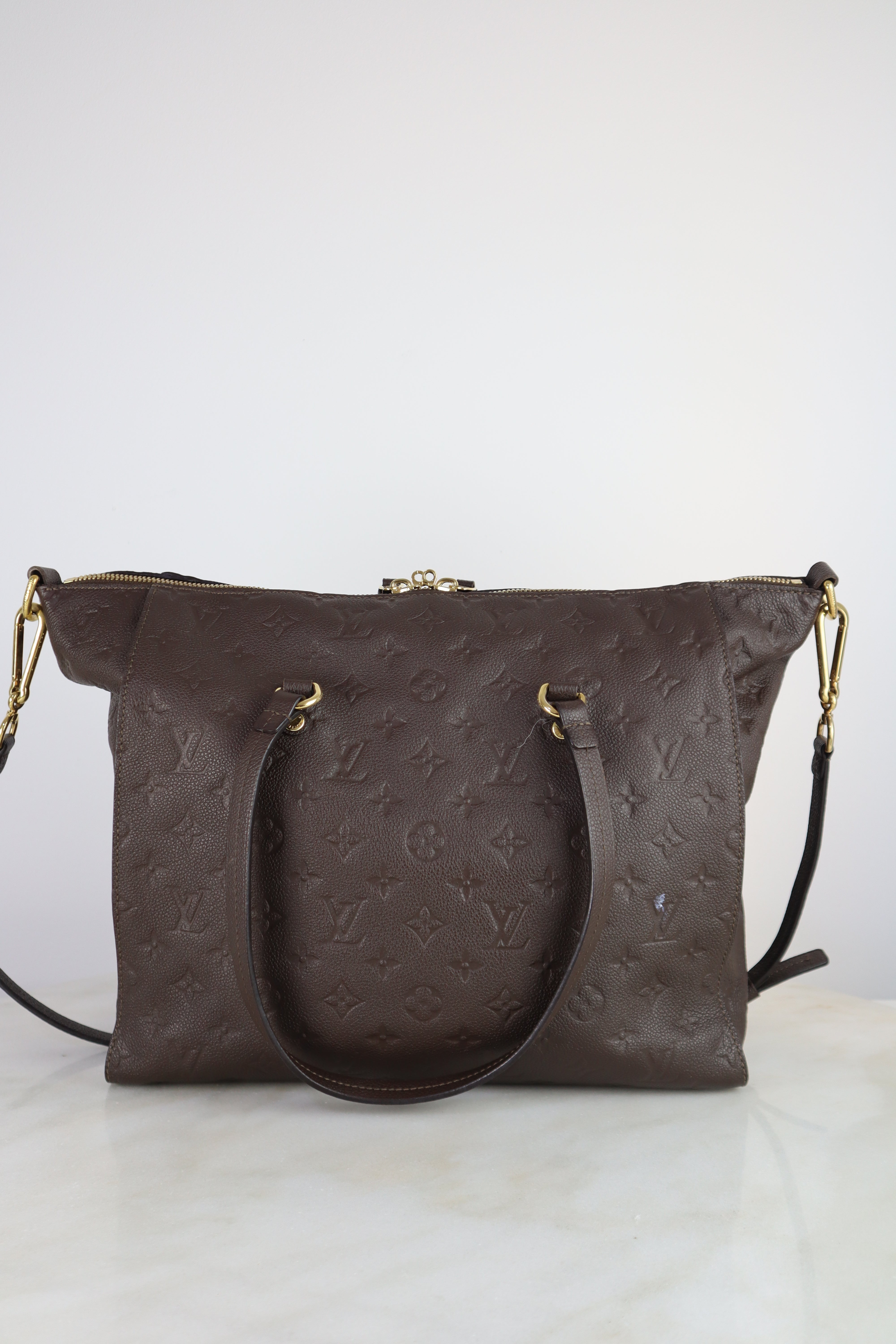 Louis Vuitton Aube Brown Monogram Empreinte Lumineuse PM Bag