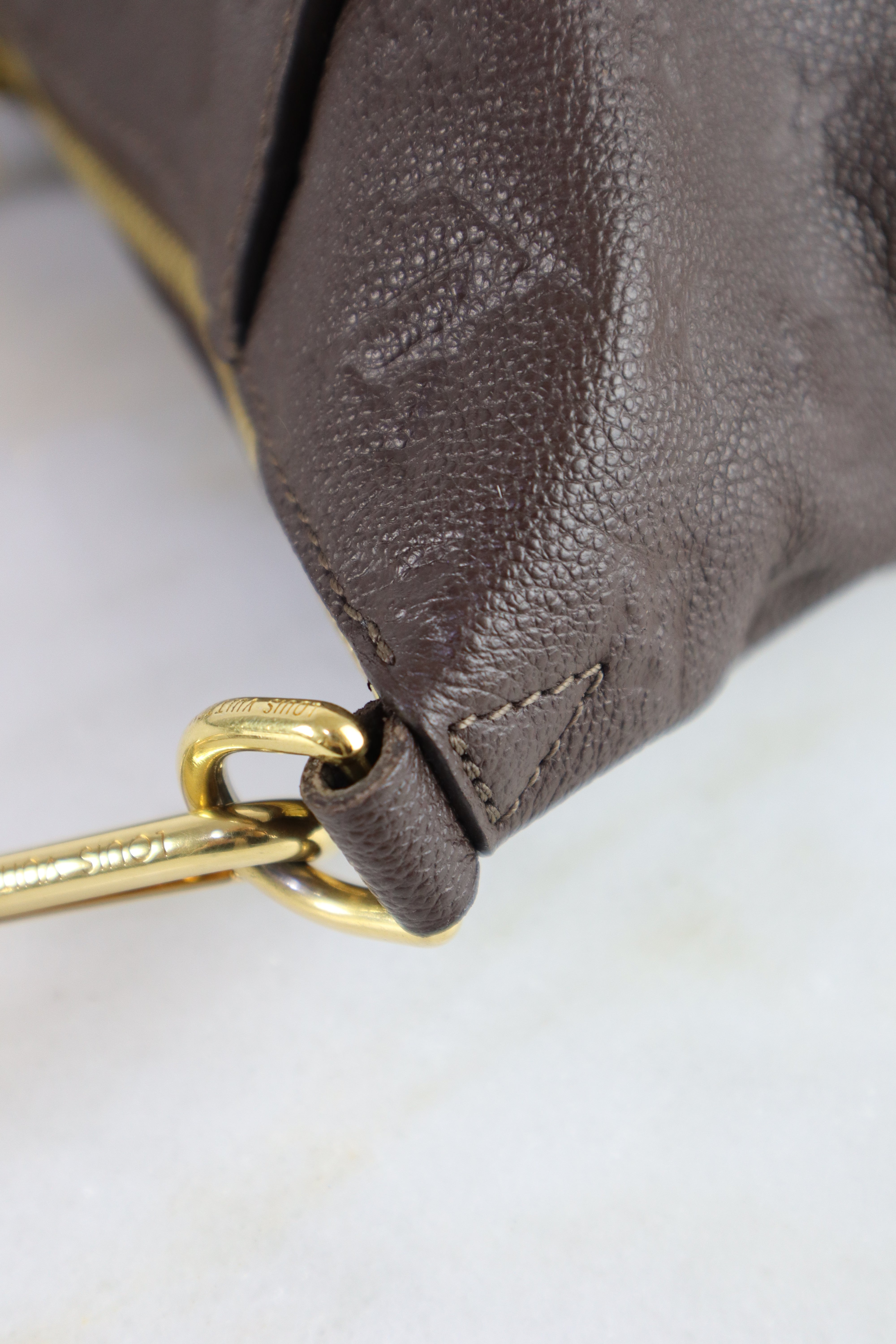 Louis Vuitton Aube Brown Monogram Empreinte Lumineuse PM Bag