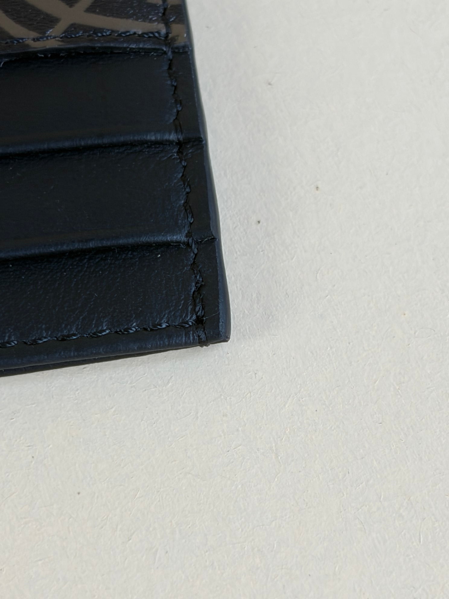 Fendi Brown FF Logo Water Vertigo Card Holder