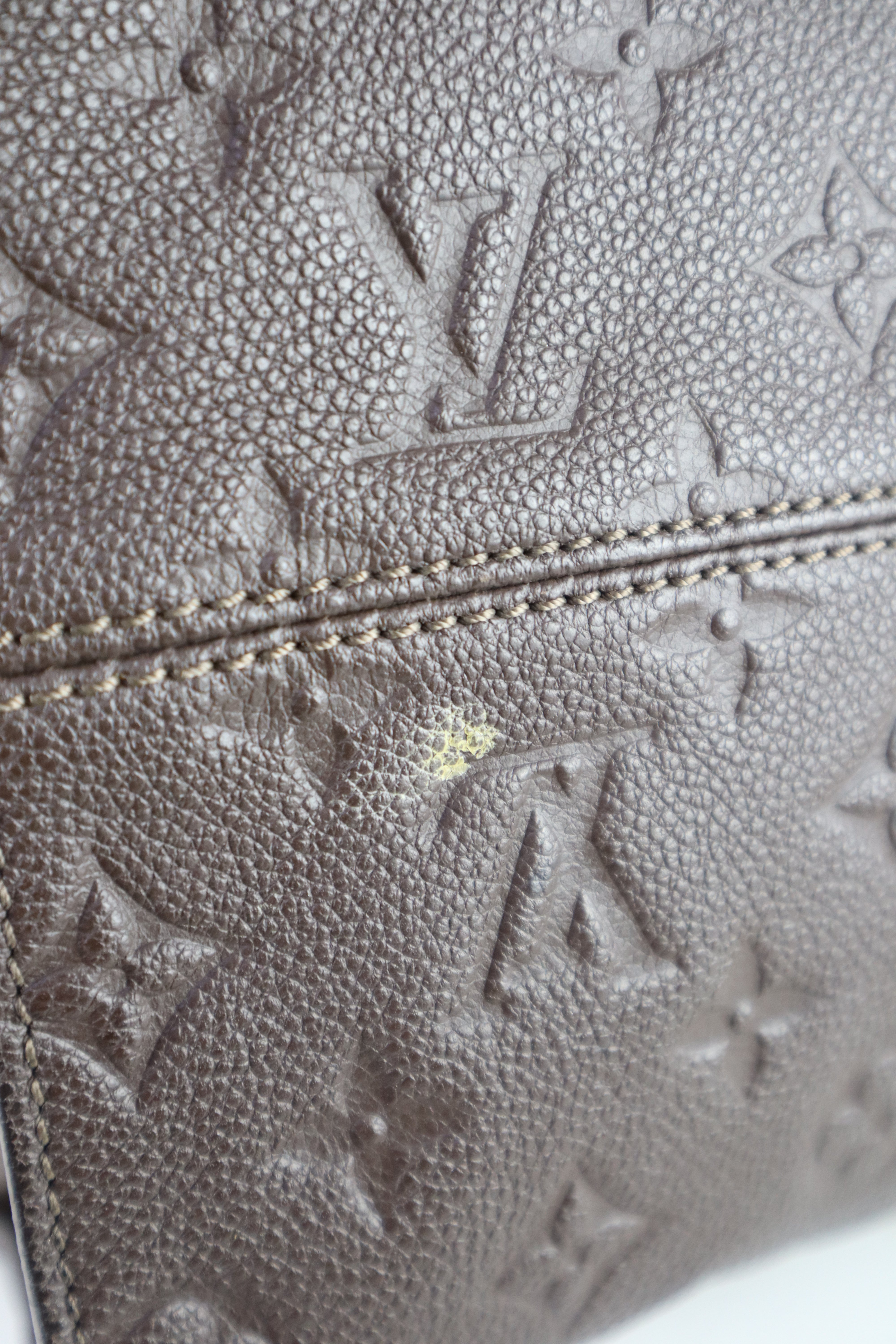 Louis Vuitton Aube Brown Monogram Empreinte Lumineuse PM Bag