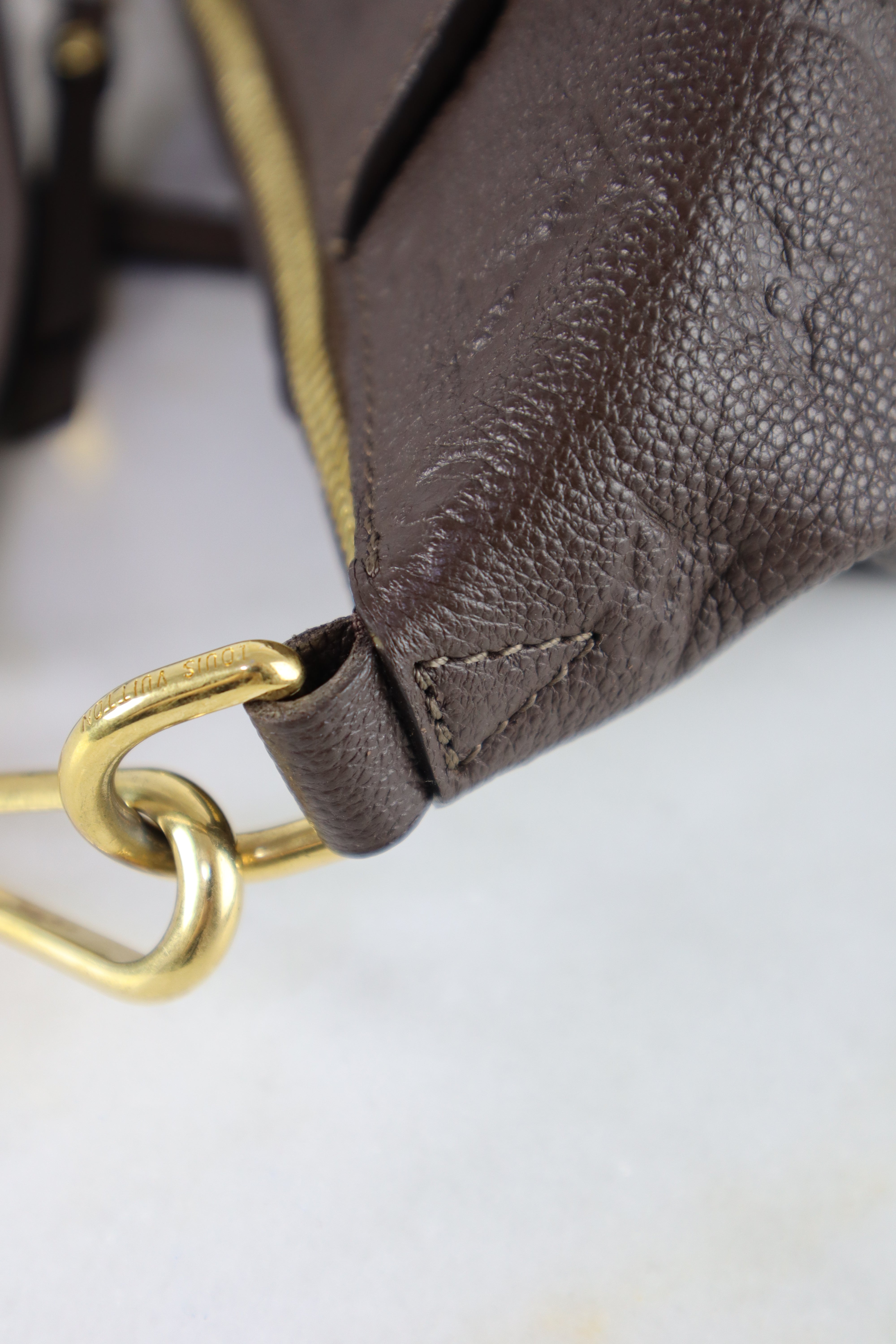 Louis Vuitton Aube Brown Monogram Empreinte Lumineuse PM Bag