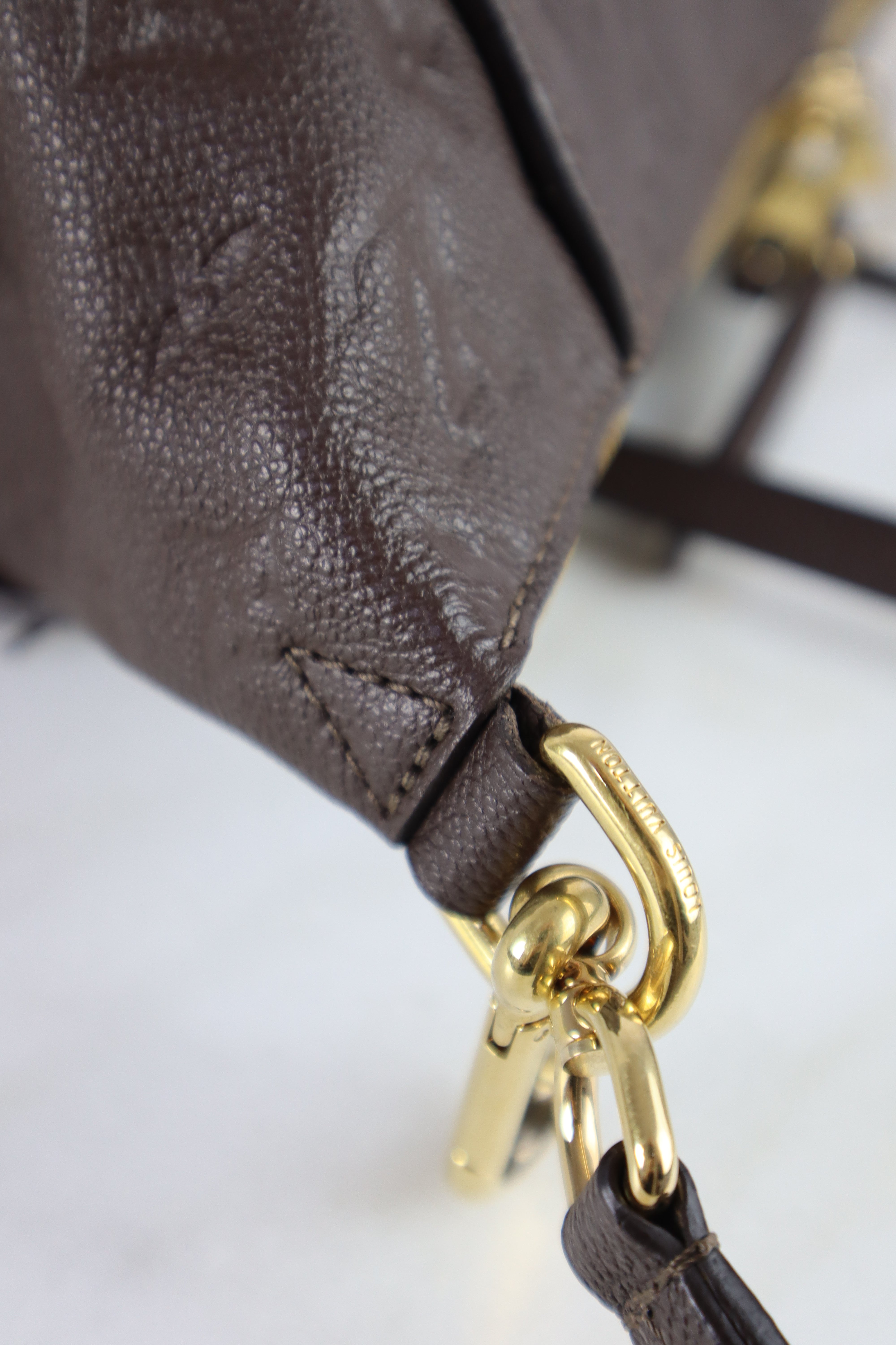 Louis Vuitton Aube Brown Monogram Empreinte Lumineuse PM Bag