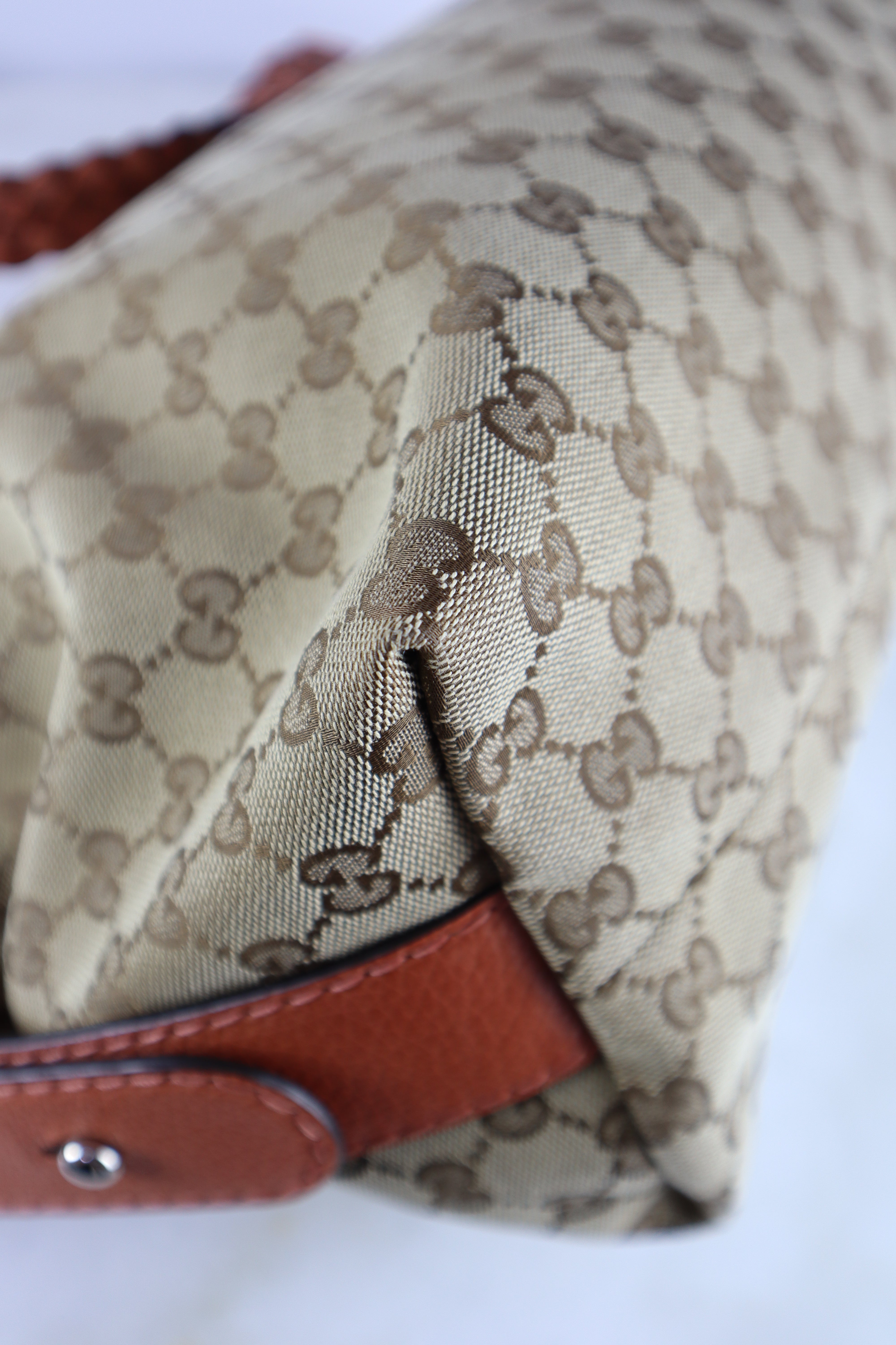 Gucci Bicolor Bamboo Bar Medium Bag
