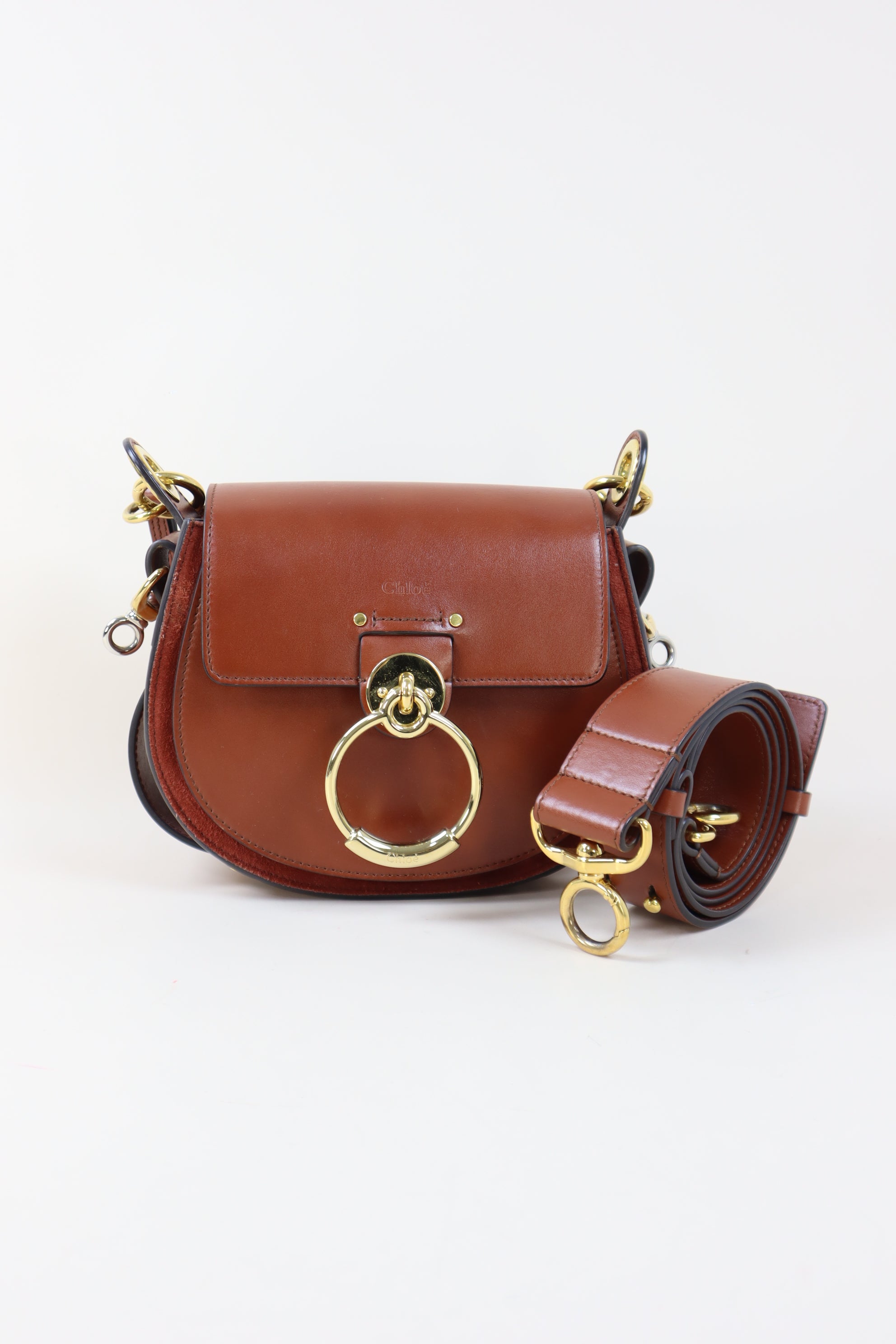 Chloe Camel Tess Medium Bag