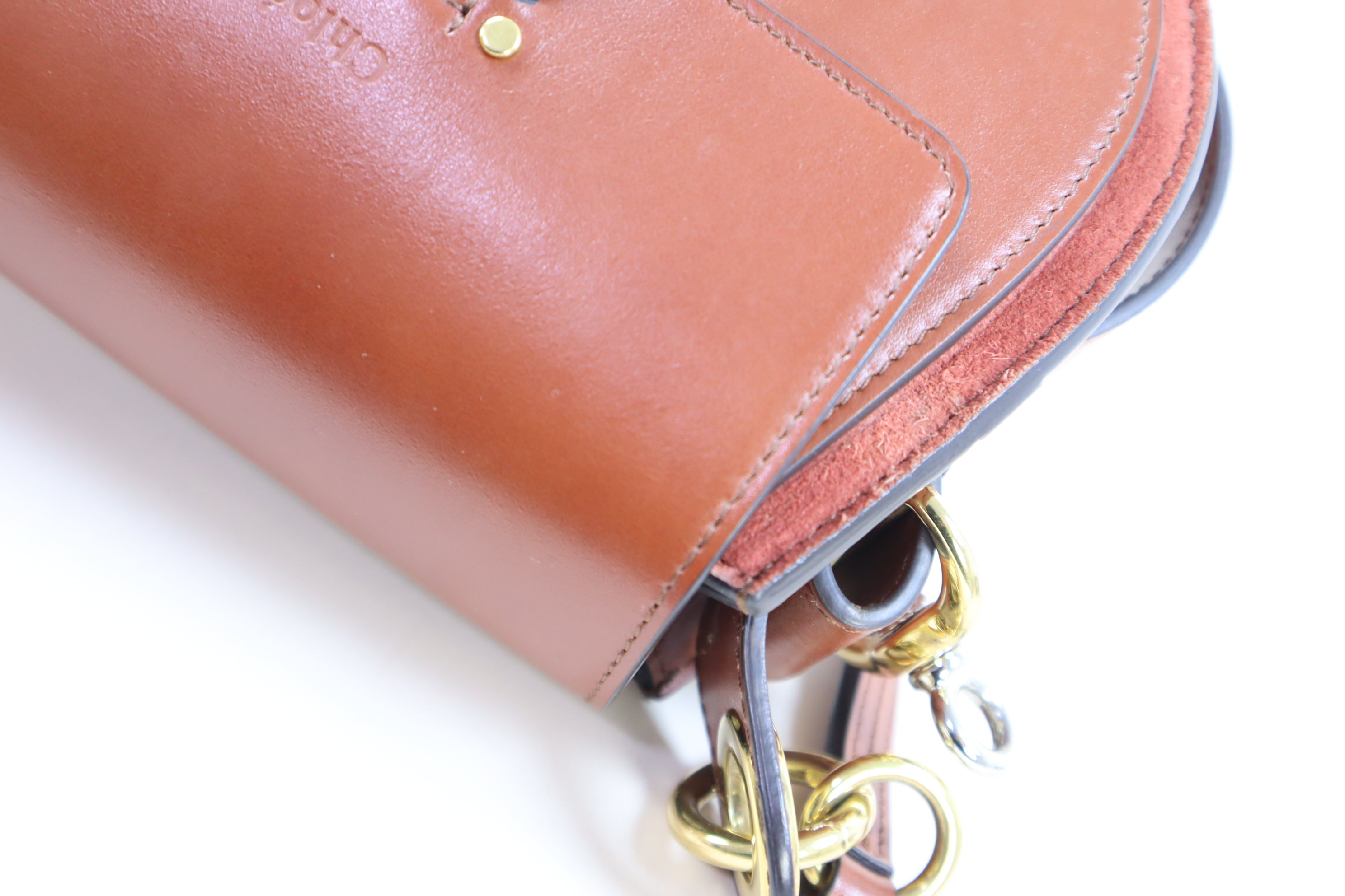 Chloe Camel Tess Medium Bag