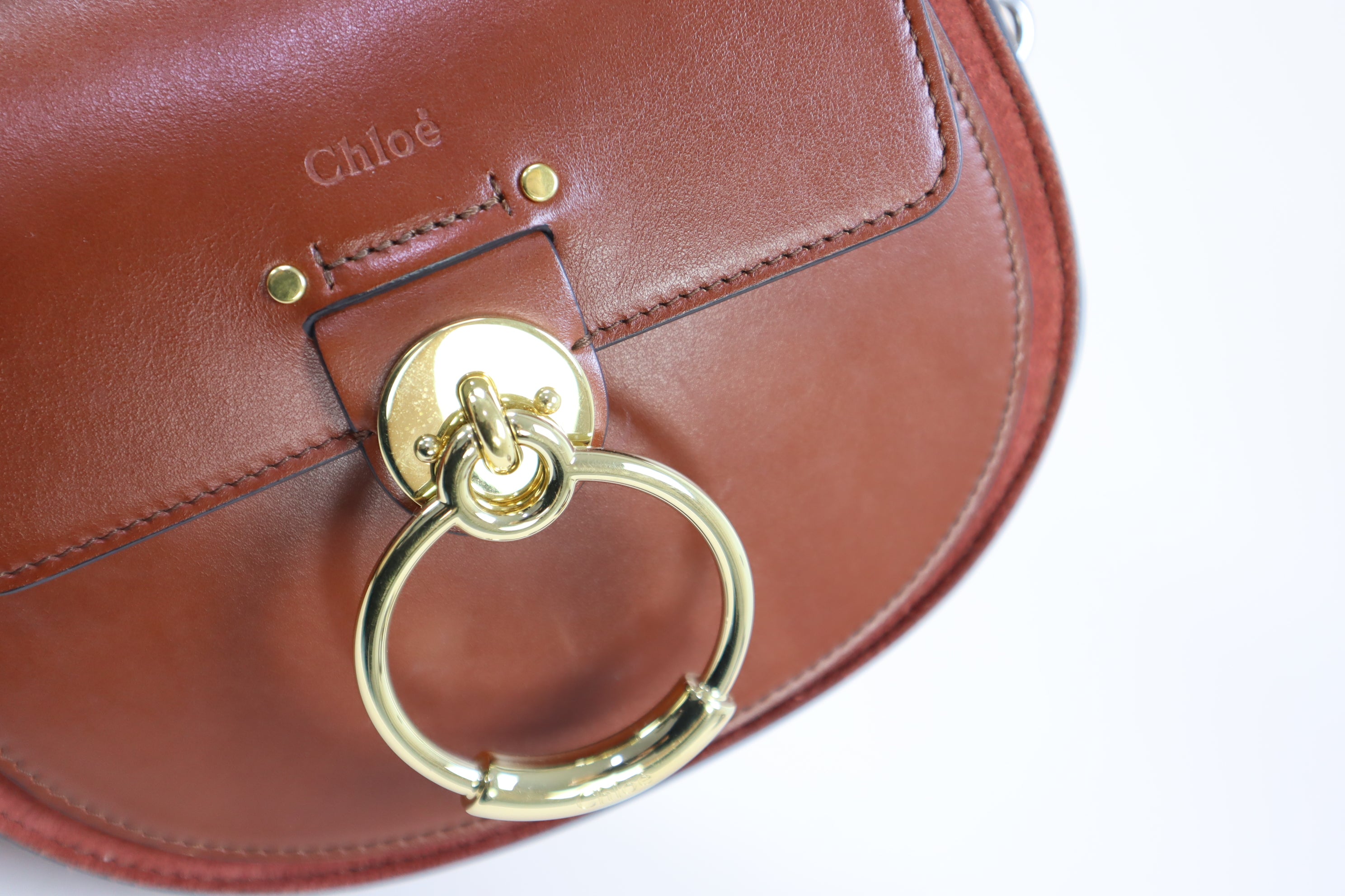 Chloe Camel Tess Medium Bag