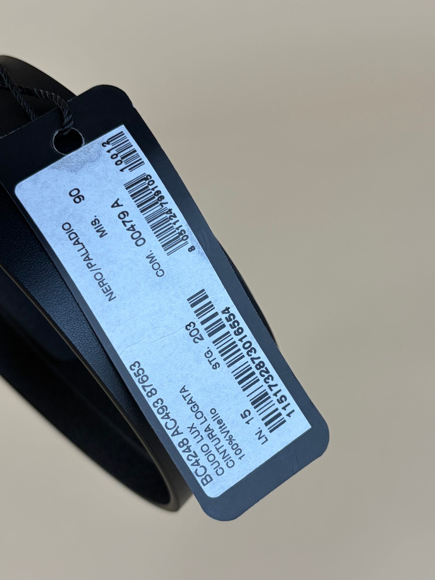 Dolce & Gabbana Black DG Logo 40mm Belt 36