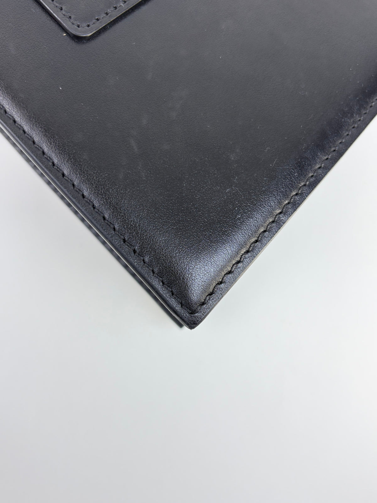 JACQUEMUS black the long bambino flap shoulder bag