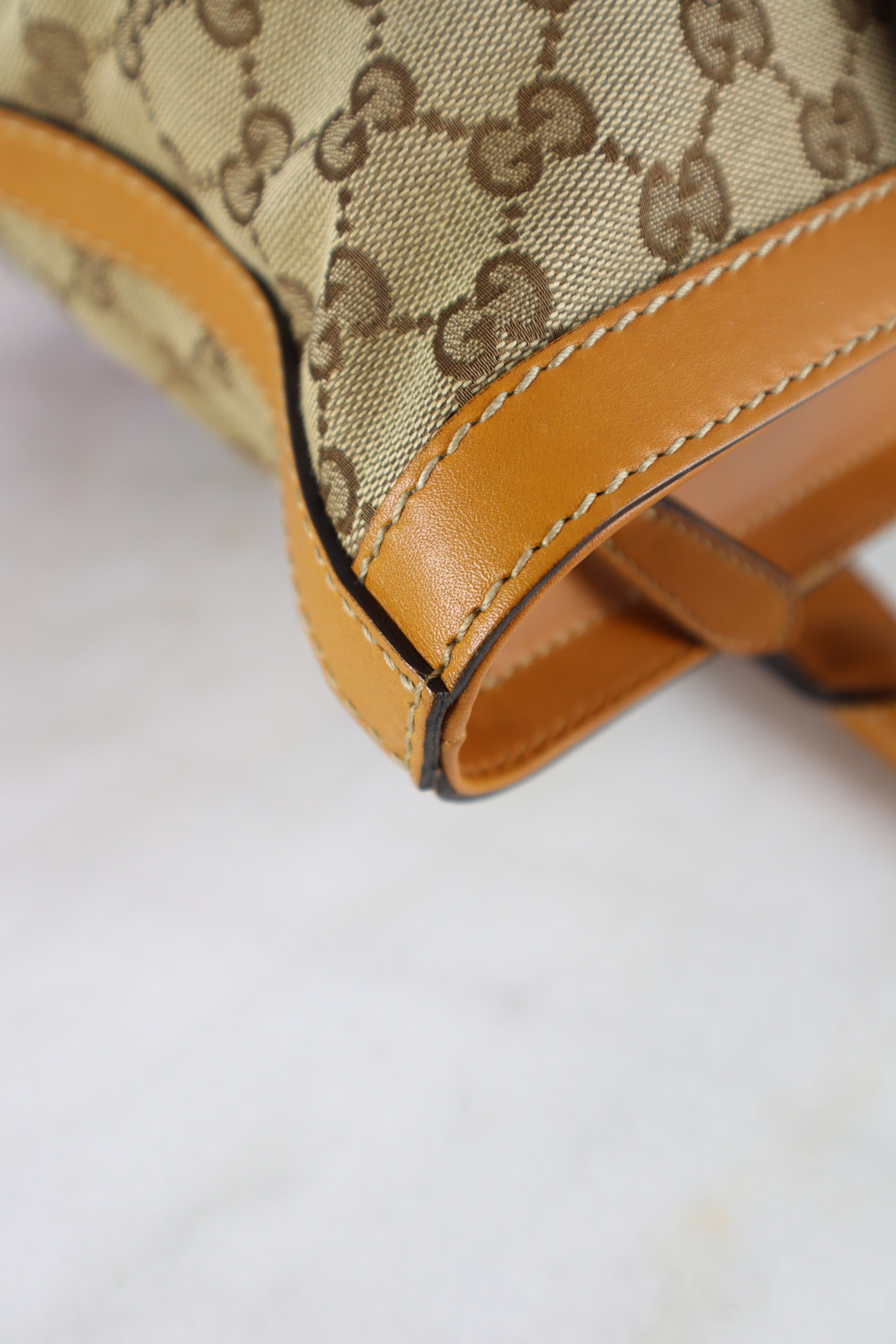 Gucci Camel Ophidia Tote Bag