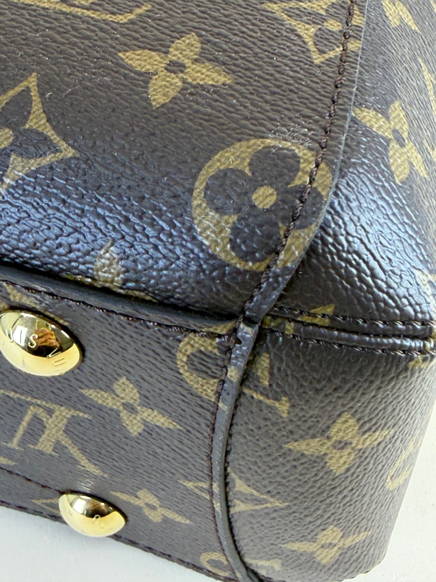 Louis Vuitton Monogram Montaigne BB Tote Bag with Strap