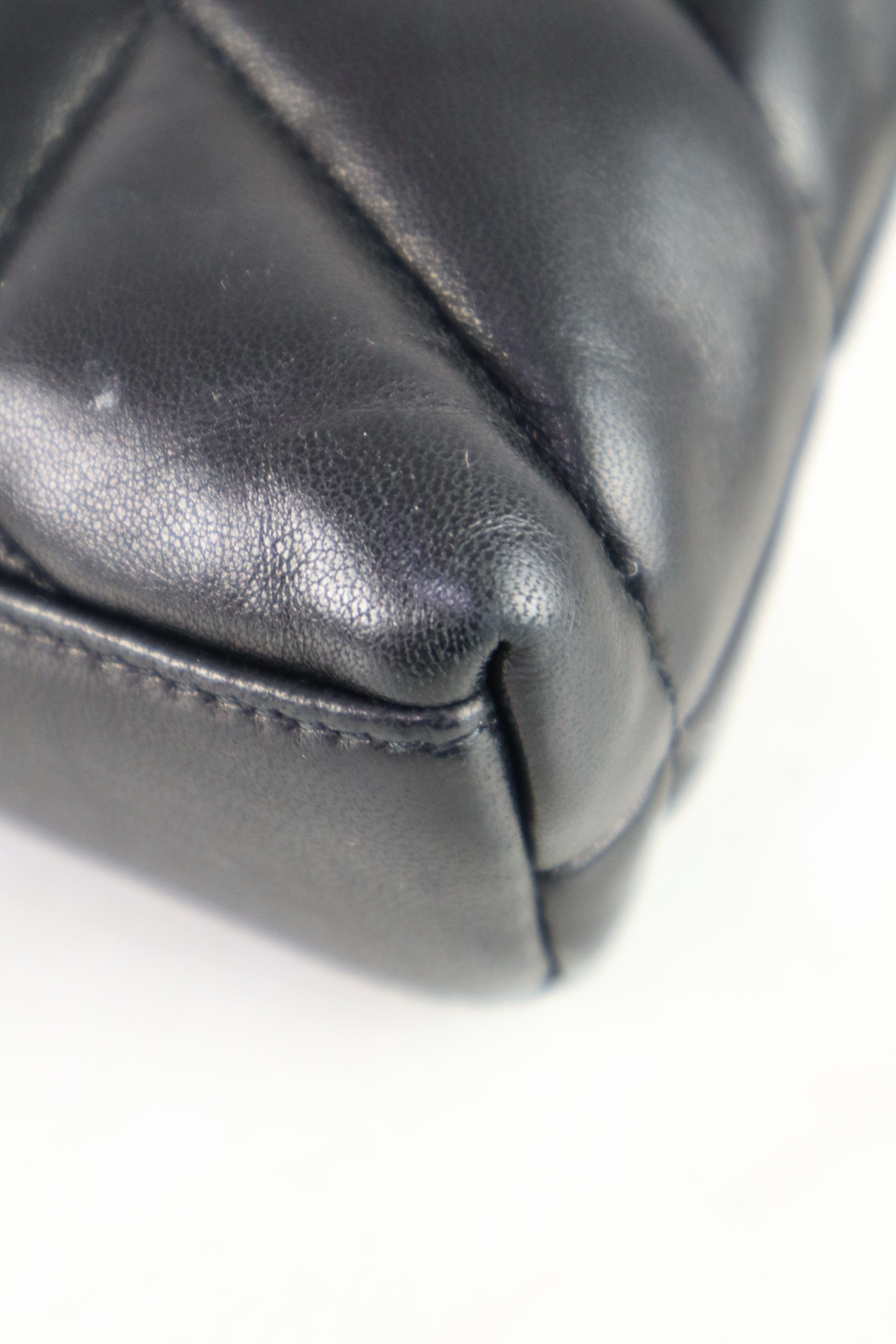 YSL Black Buffer Clutch