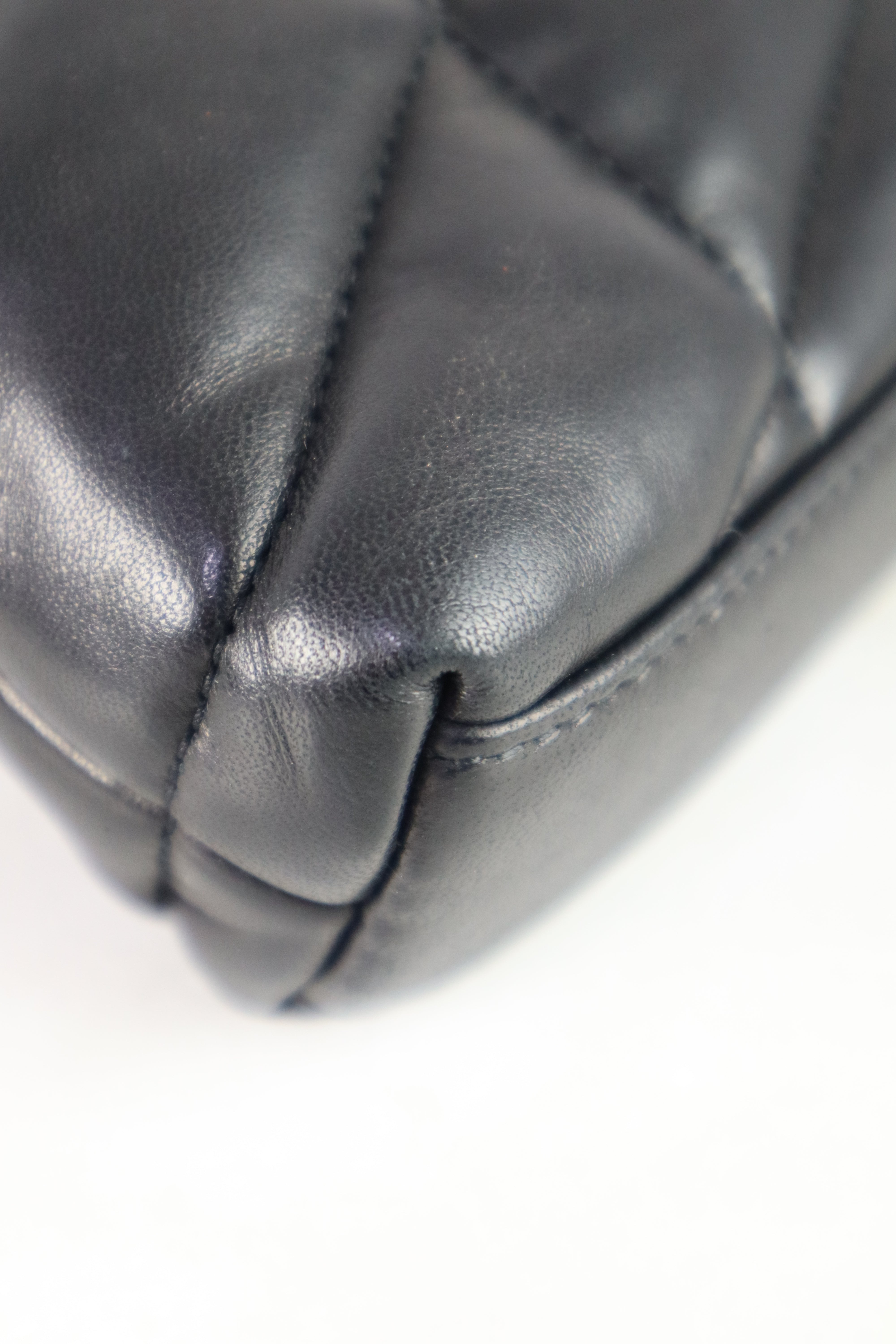YSL Black Buffer Clutch