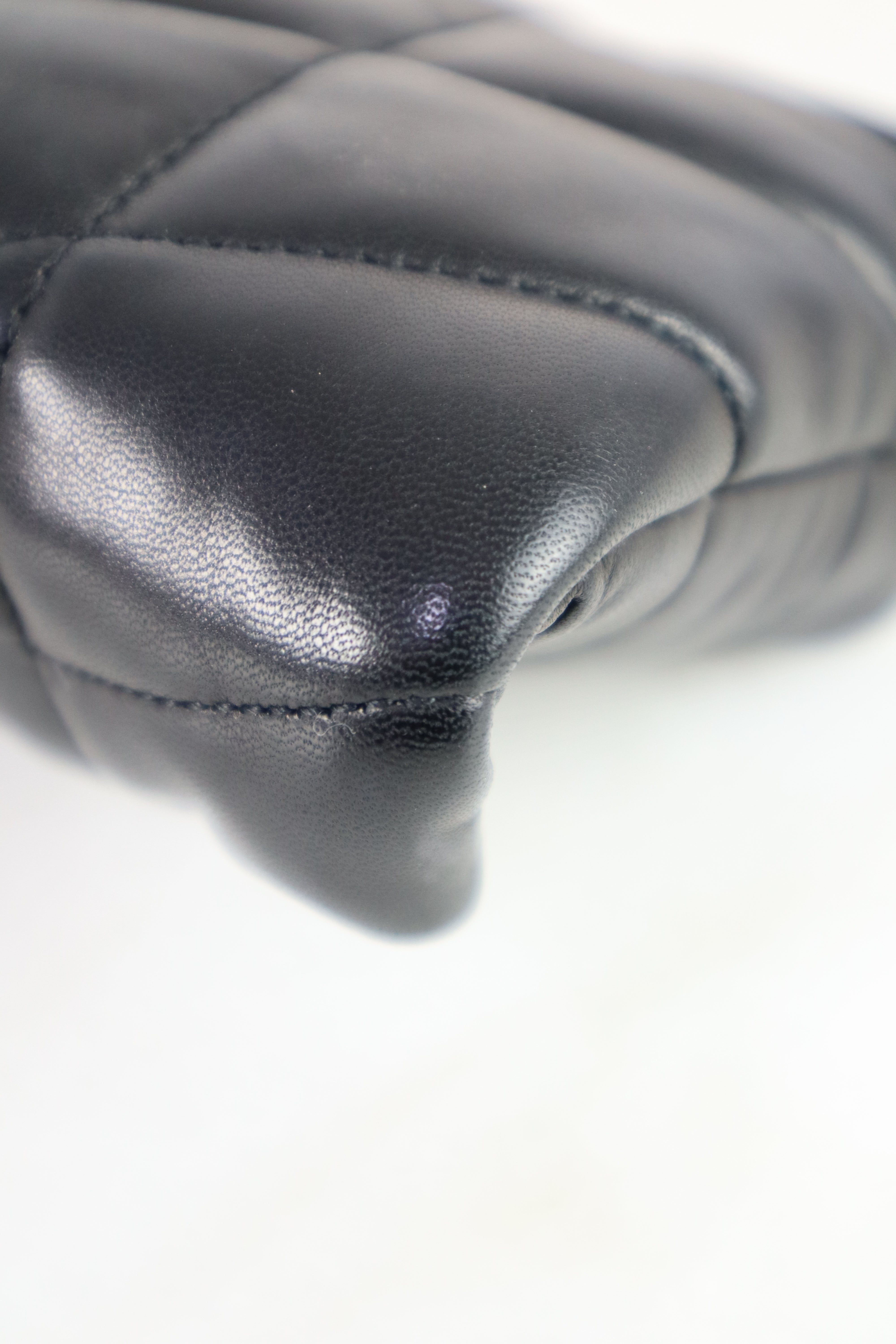 YSL Black Buffer Clutch