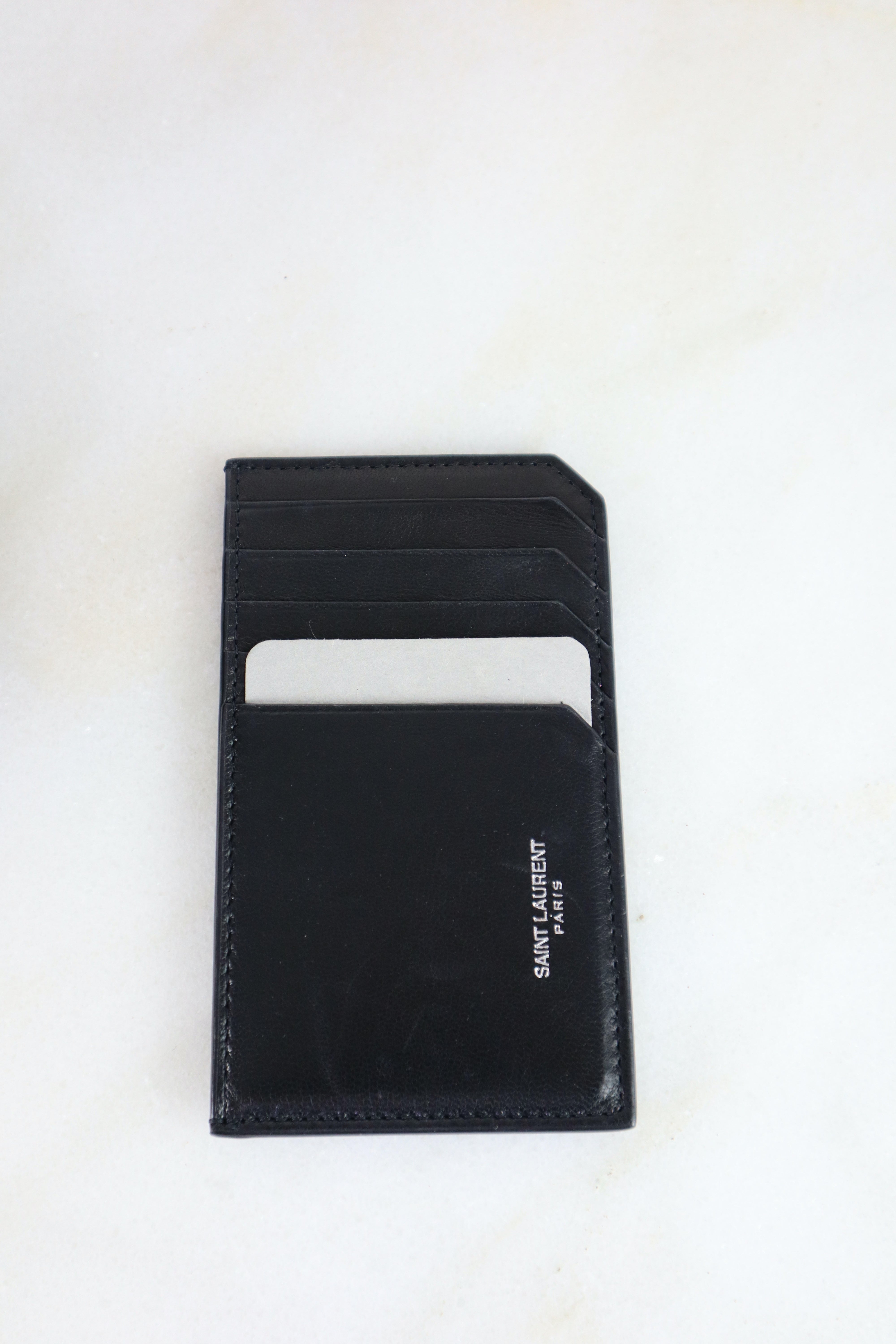 YSL Black Buffer Clutch
