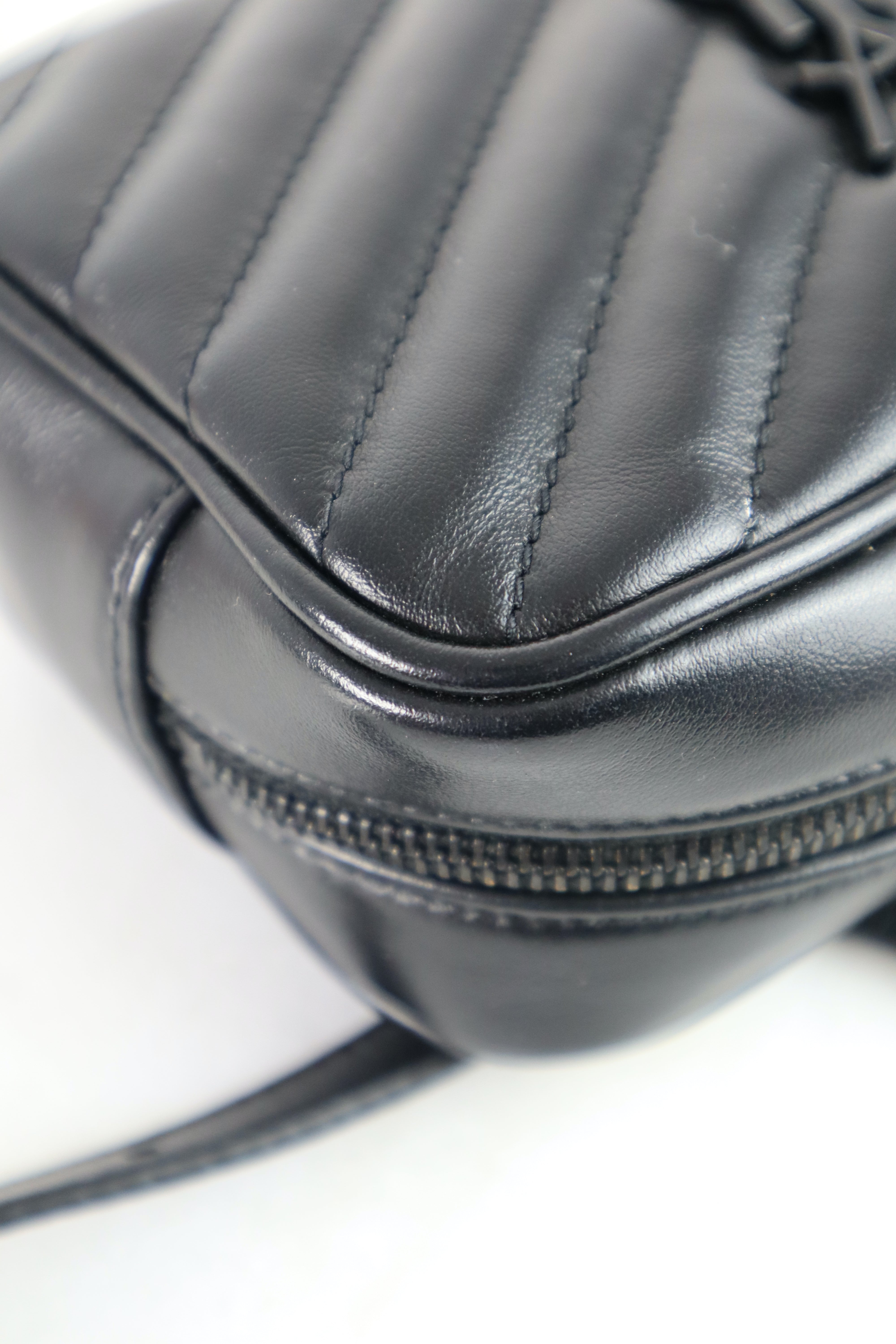 YSL Black Lou Quilted Belt Bag-Belt Bag-YSL-The Closet Egypt