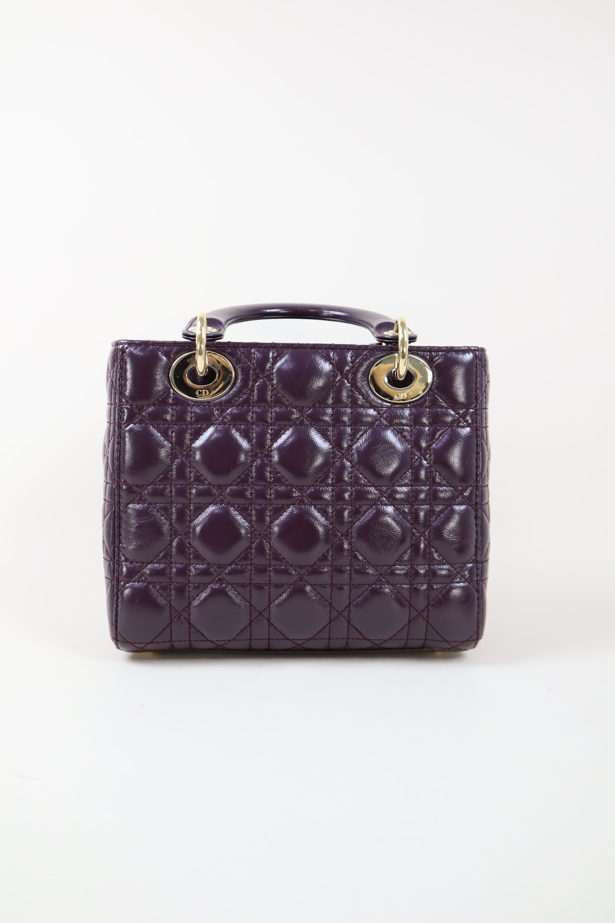 Christian Dior Burgundy Lady Dior Small Bag