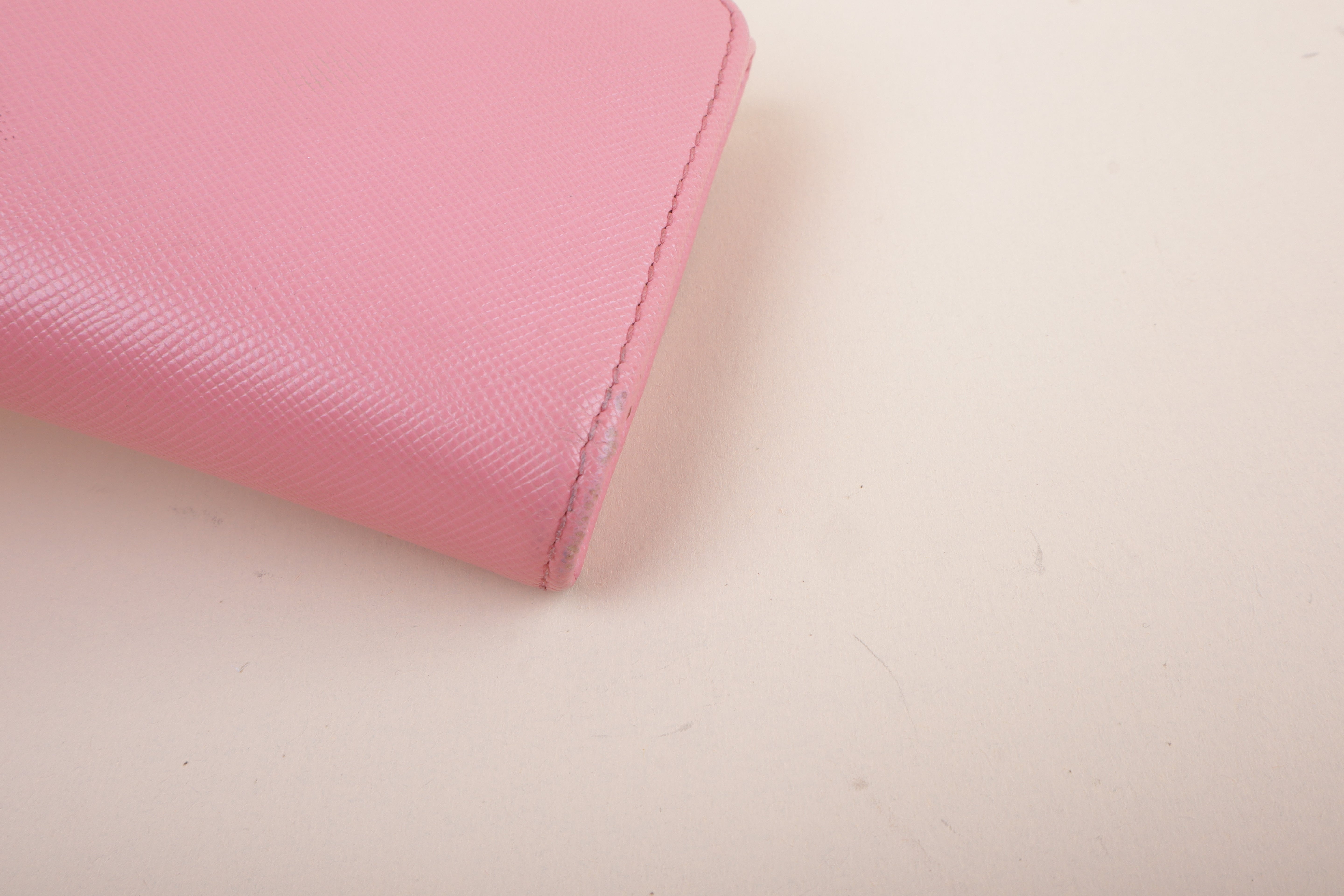 Prada Pink Continental Long Wallet