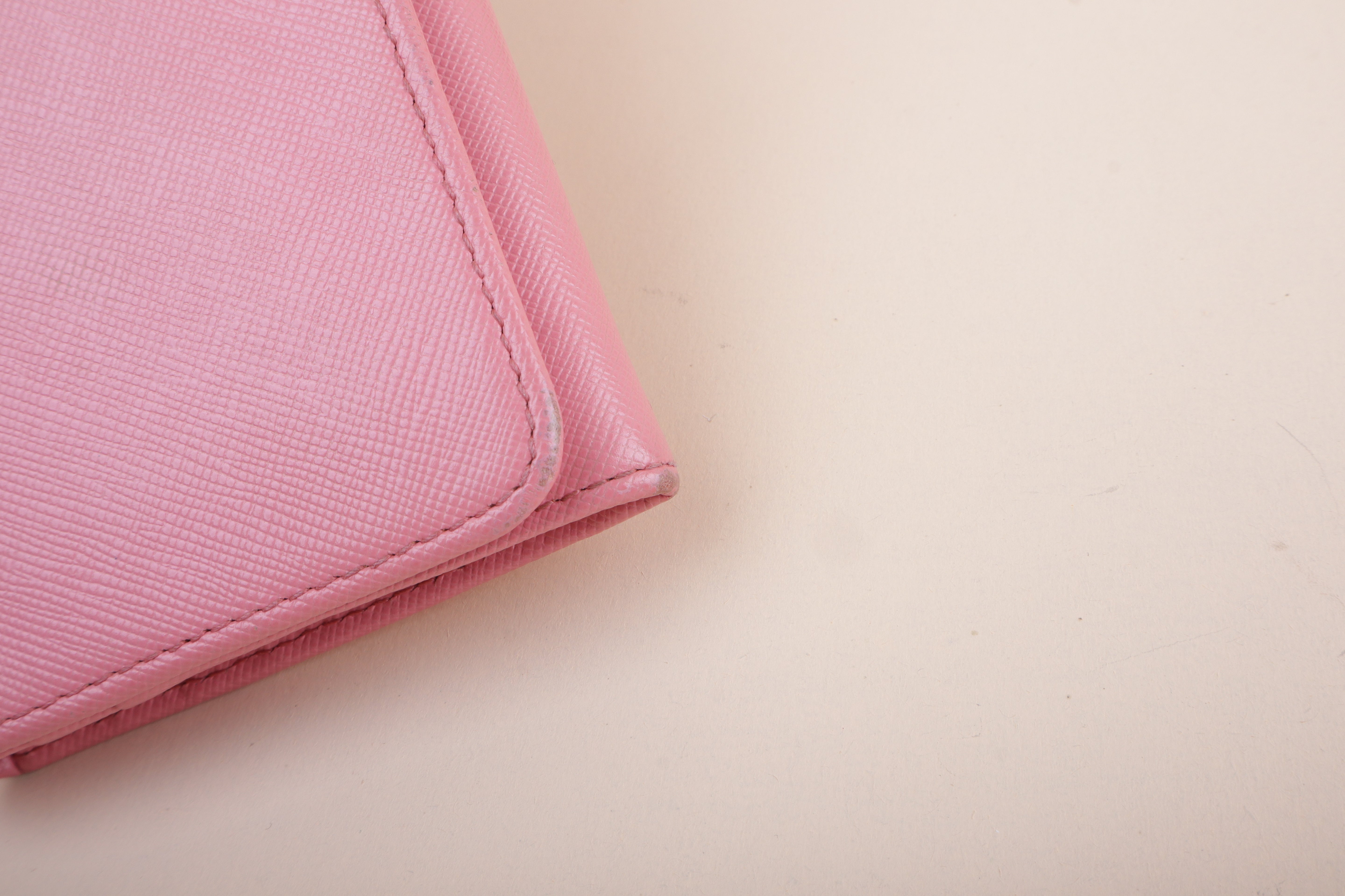 Prada Pink Continental Long Wallet