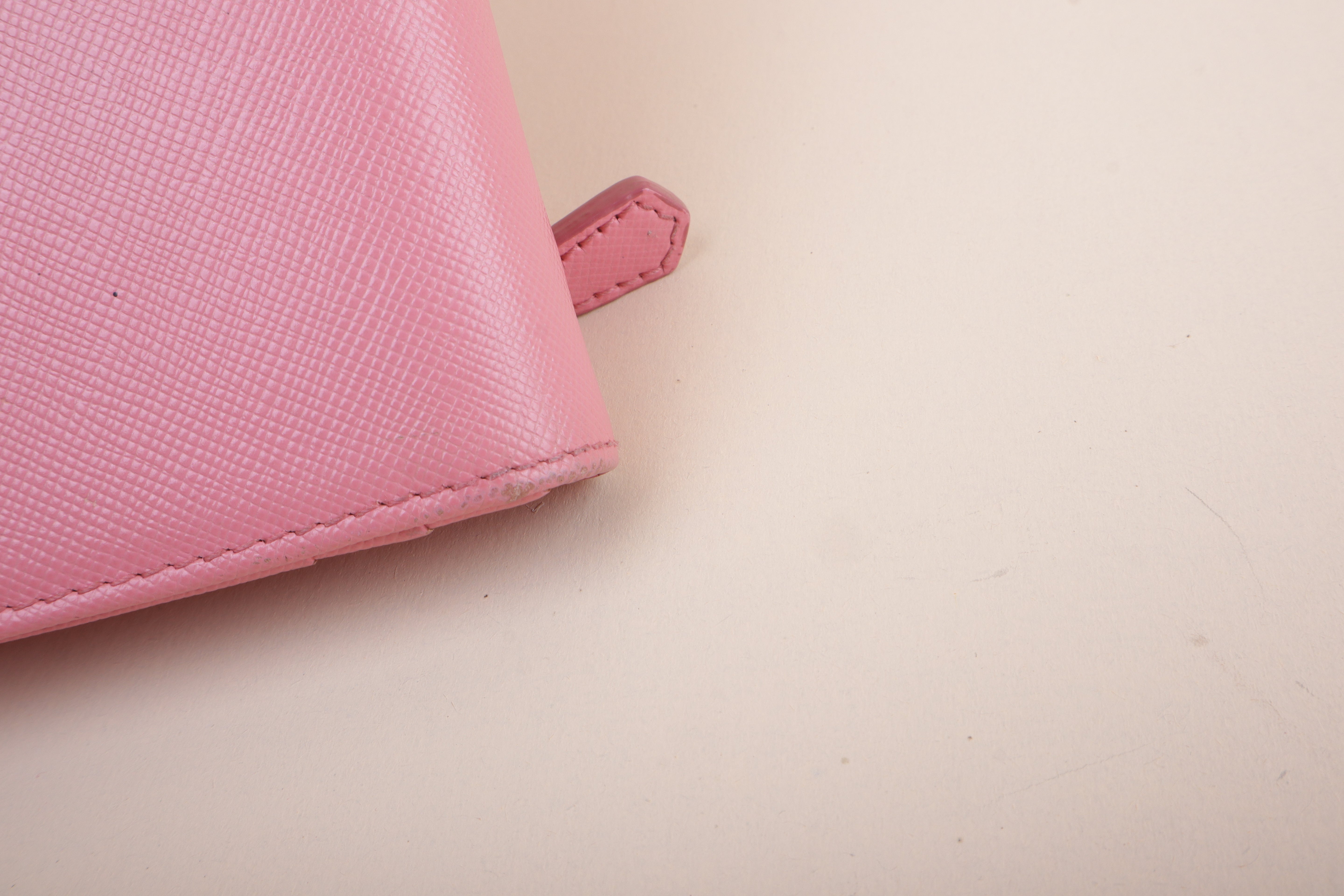 Prada Pink Continental Long Wallet