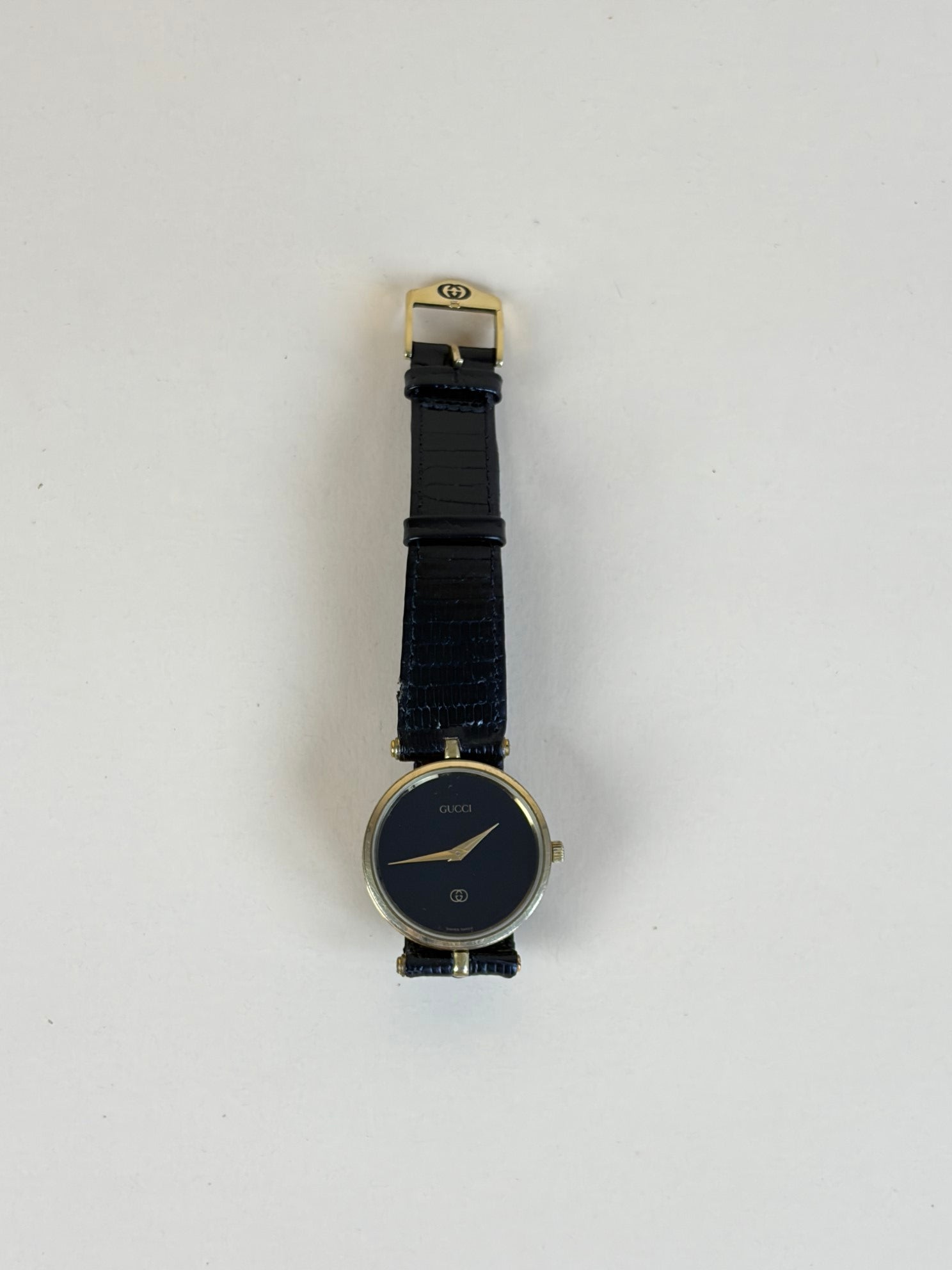 Gucci Black Vernis Watch