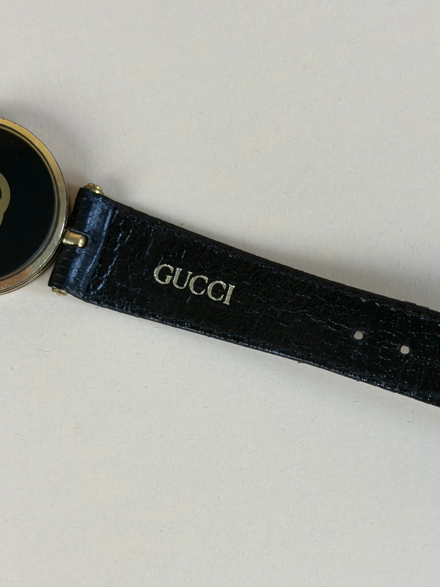 Gucci Black Vernis Watch